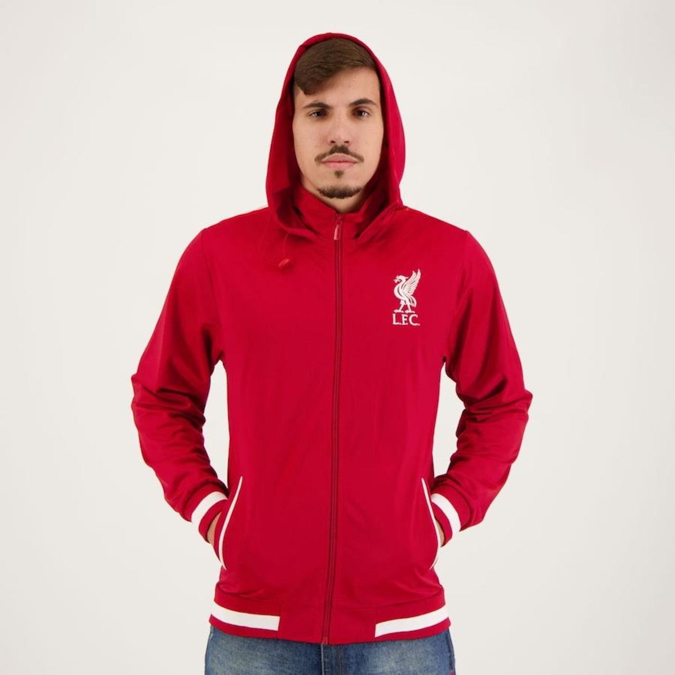 Jaqueta com Capuz Liverpool Trilobal Futfanatics - Masculina - Foto 5