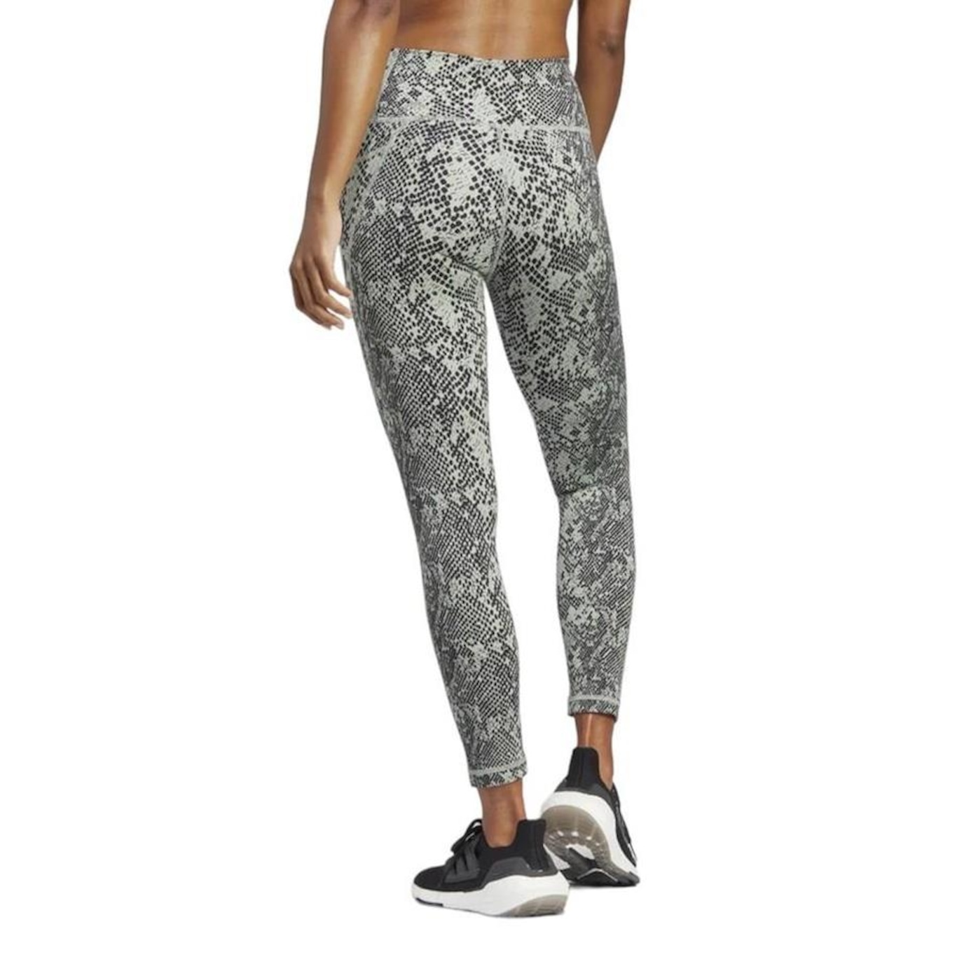 Calça Legging adidas Optime Réptil - Feminina - Foto 2