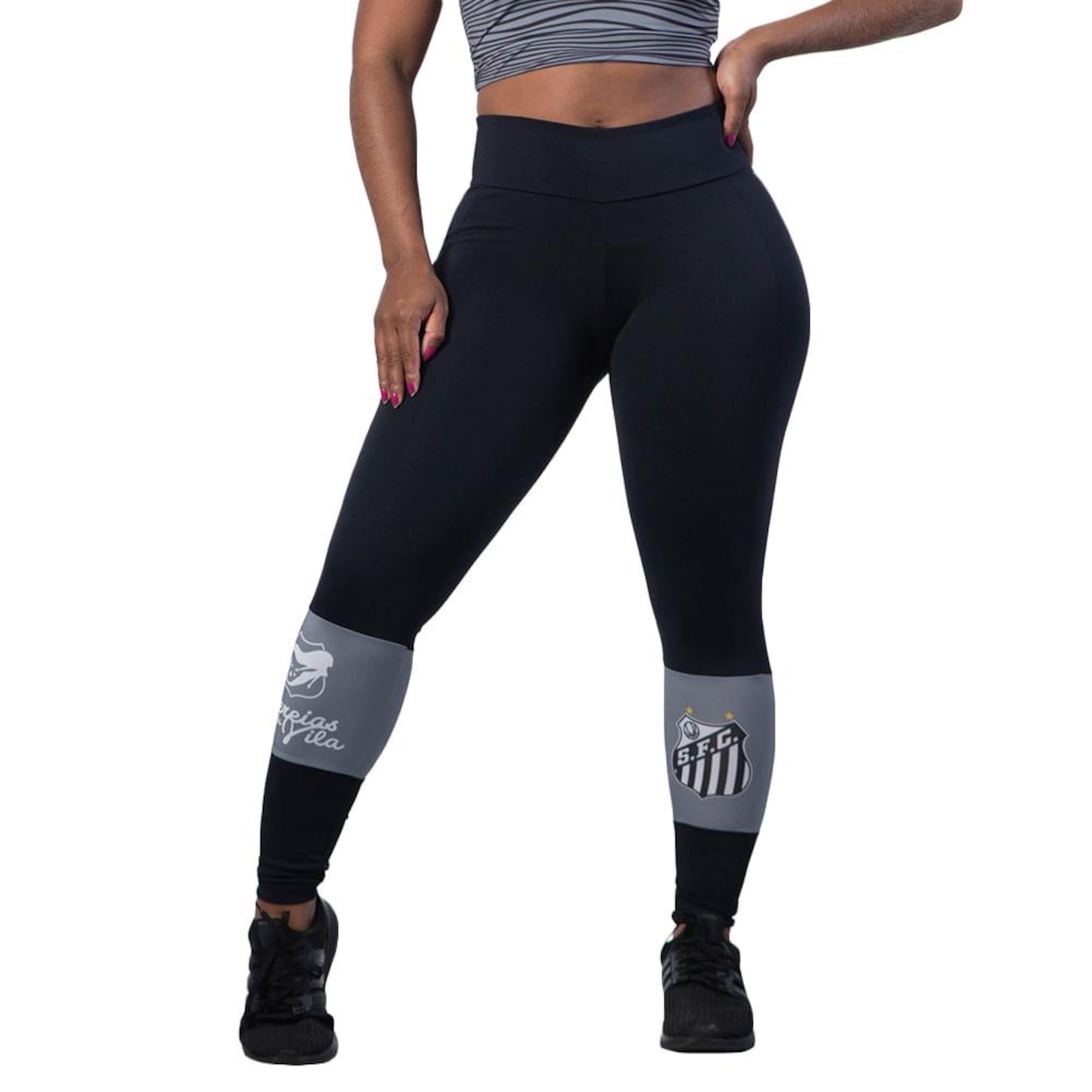 Calça Legging do Santos Sereias Da Vila Deixaelatreinar - Feminina