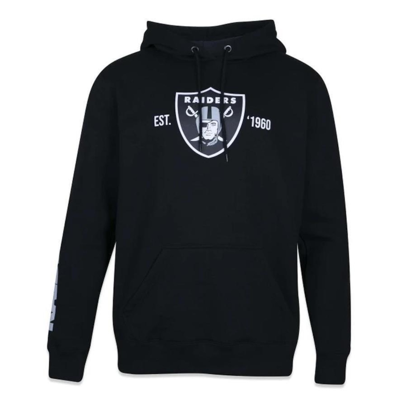 Blusão De Moletom com Capuz New Era Nfl Las Vegas Raiders Fec Core - Masculino - Foto 1