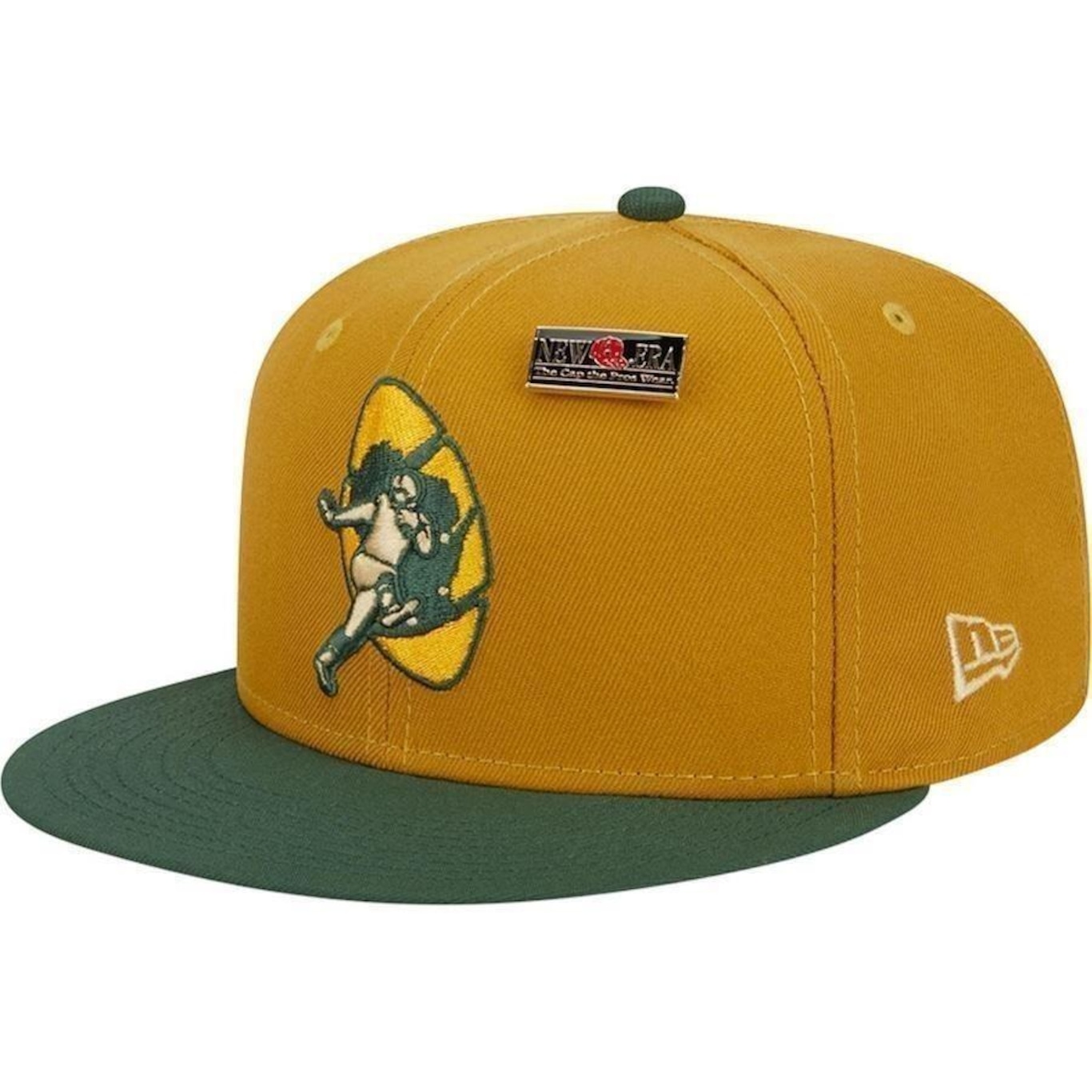 BONÉ ABA RETA NEW ERA 59FIFTY BAY PACKERS - FECHADO - ADULTO - Foto 3