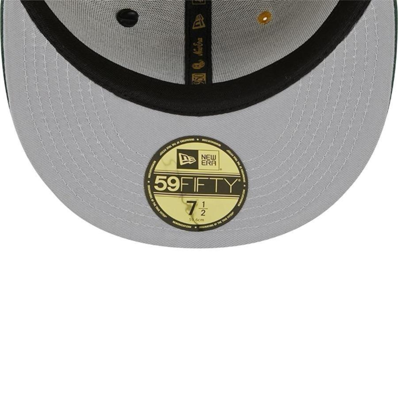 BONÉ ABA RETA NEW ERA 59FIFTY BAY PACKERS - FECHADO - ADULTO - Foto 4