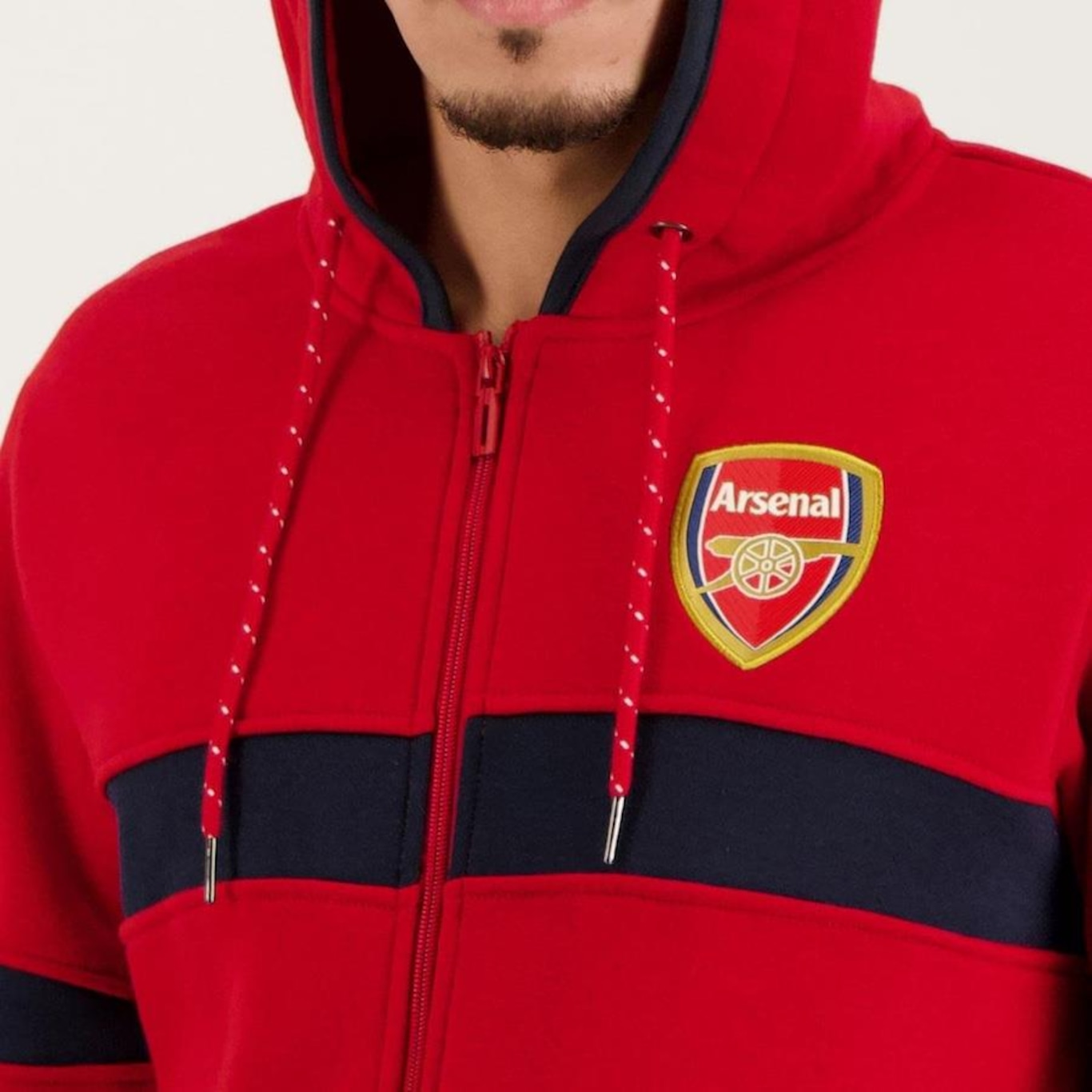 Jaqueta de Moletom com Capuz Arsenal Futfanatics - Masculina - Foto 4