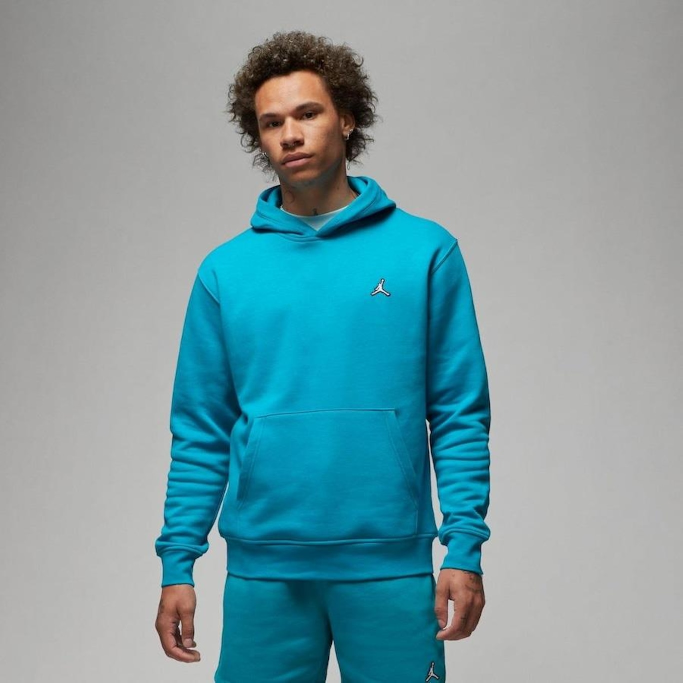 Blusão com Capuz Jordan Nike Brooklyn Fleece - Masculino em