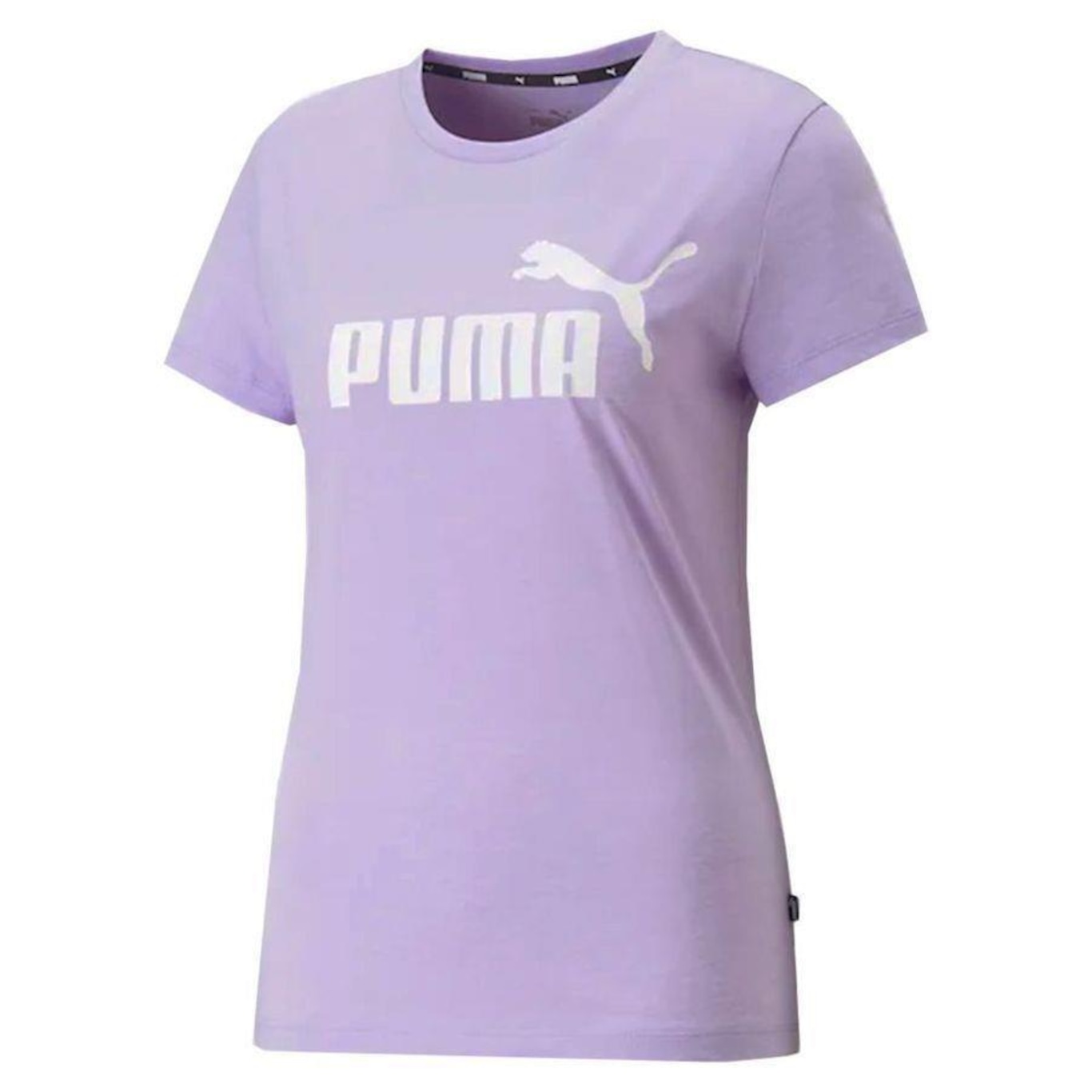 Camiseta Puma Logo Heather - Feminina - Foto 1