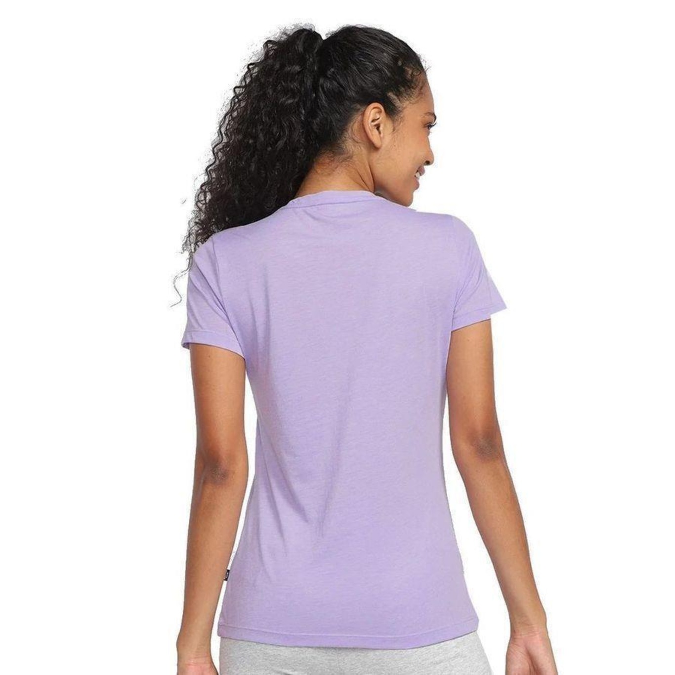 Camiseta Puma Logo Heather - Feminina - Foto 4