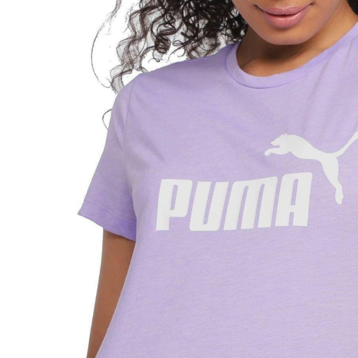 Camiseta Puma Logo Heather - Feminina - Foto 5