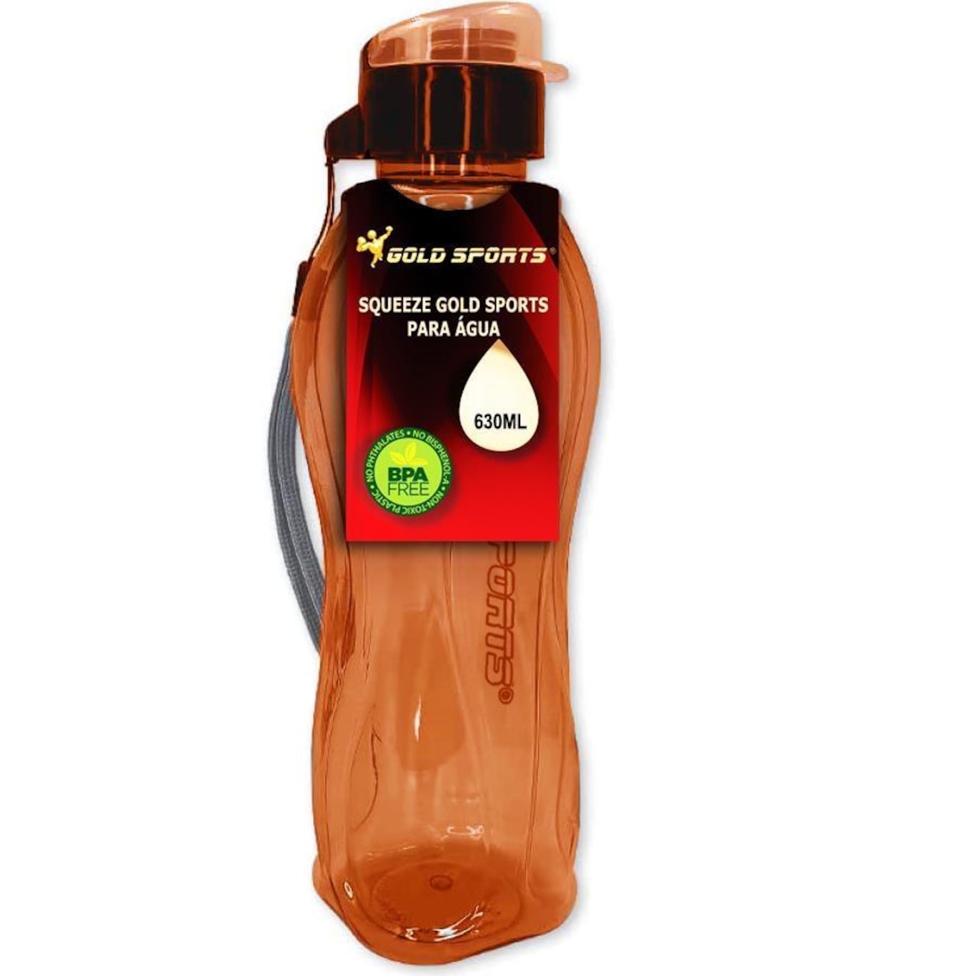 Squeeze Gold Sports Resistence Translucid Special - 630ml - Foto 1