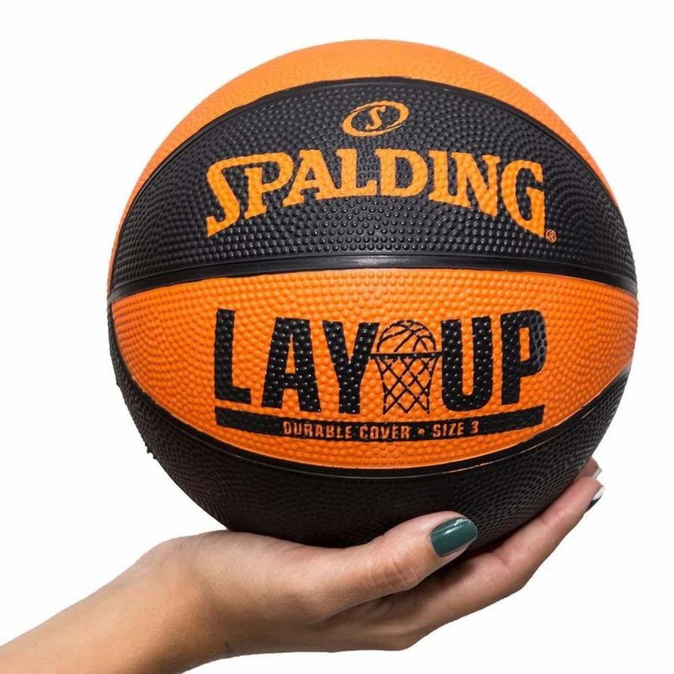 Mini Bola de Basquete - Infantil - Lay Up - Spalding - Tam 3