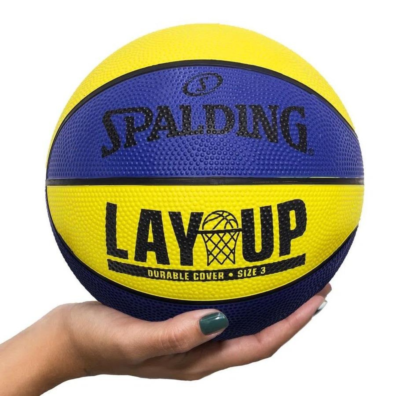 Mini Bola De Basquete Spalding Lay Up Tam 3 Am/Az e Lr/ Pt na Americanas  Empresas