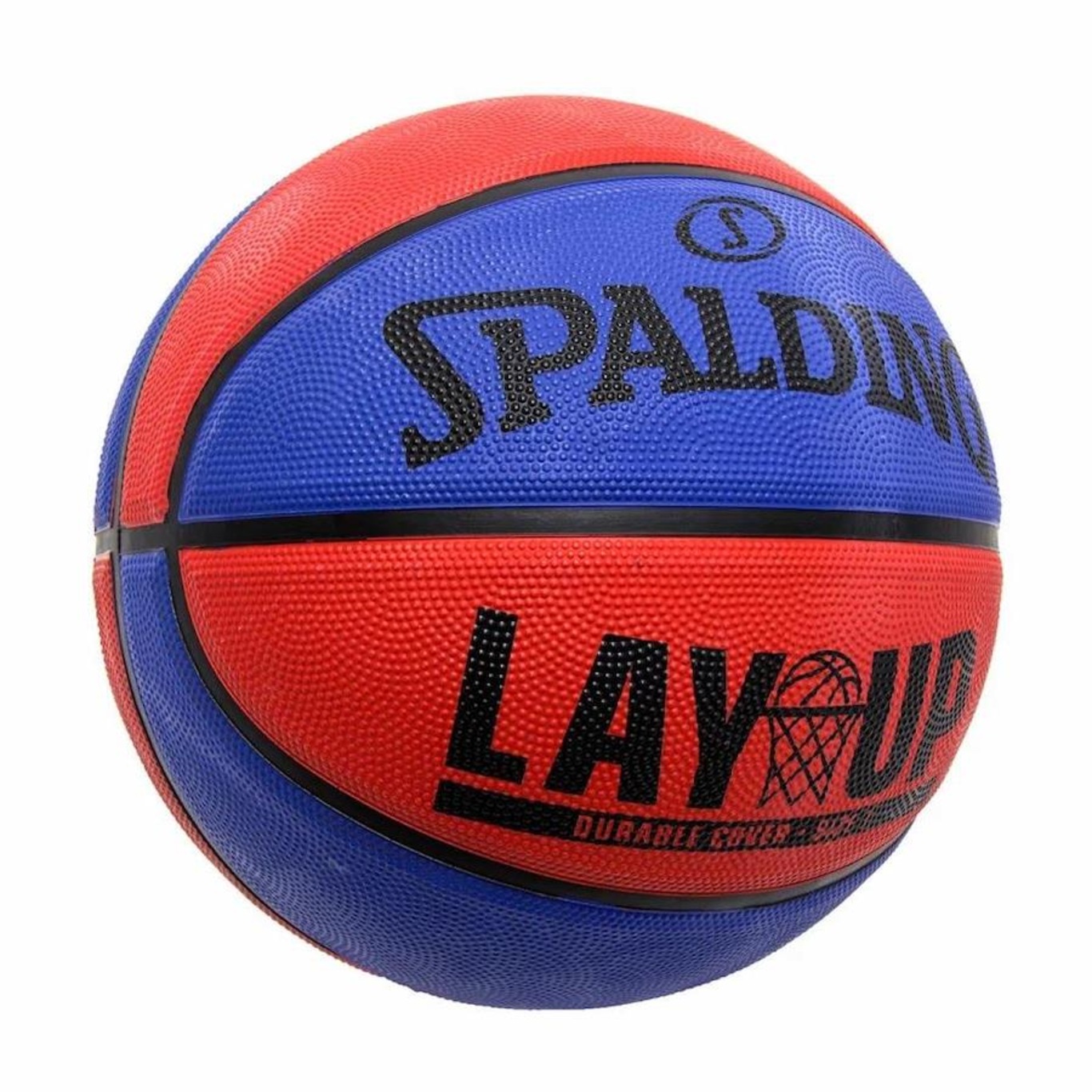 Bola de Basquete Spalding Lay Up Tam 7 Amarelo e Azul 