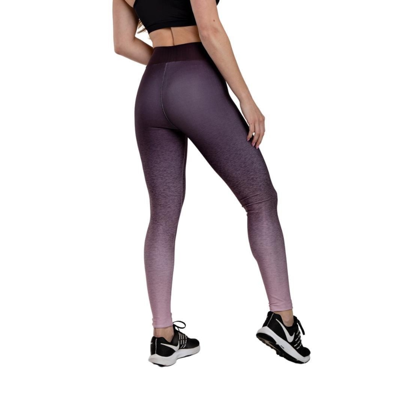 Calça Legging Hoop Fit Cós Médio Estampada Básic - Feminina - Foto 4