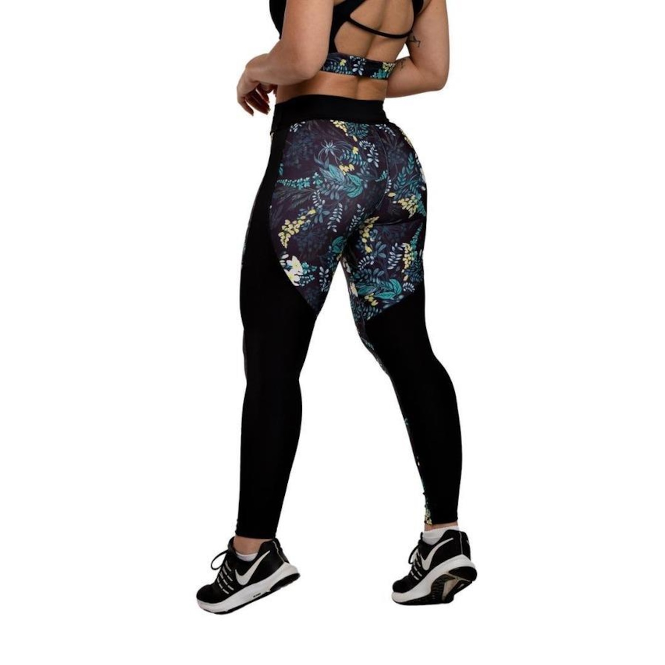 Calça Legging Hoop Fit Cós Médio Estampada - Feminina - Foto 3