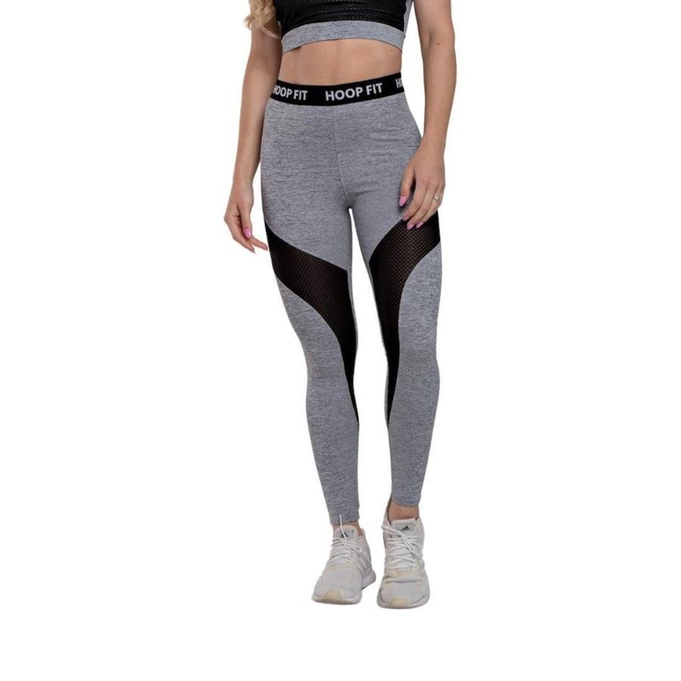 Calça Legging Hoop Fit Cós Médio - Feminina - Foto 1