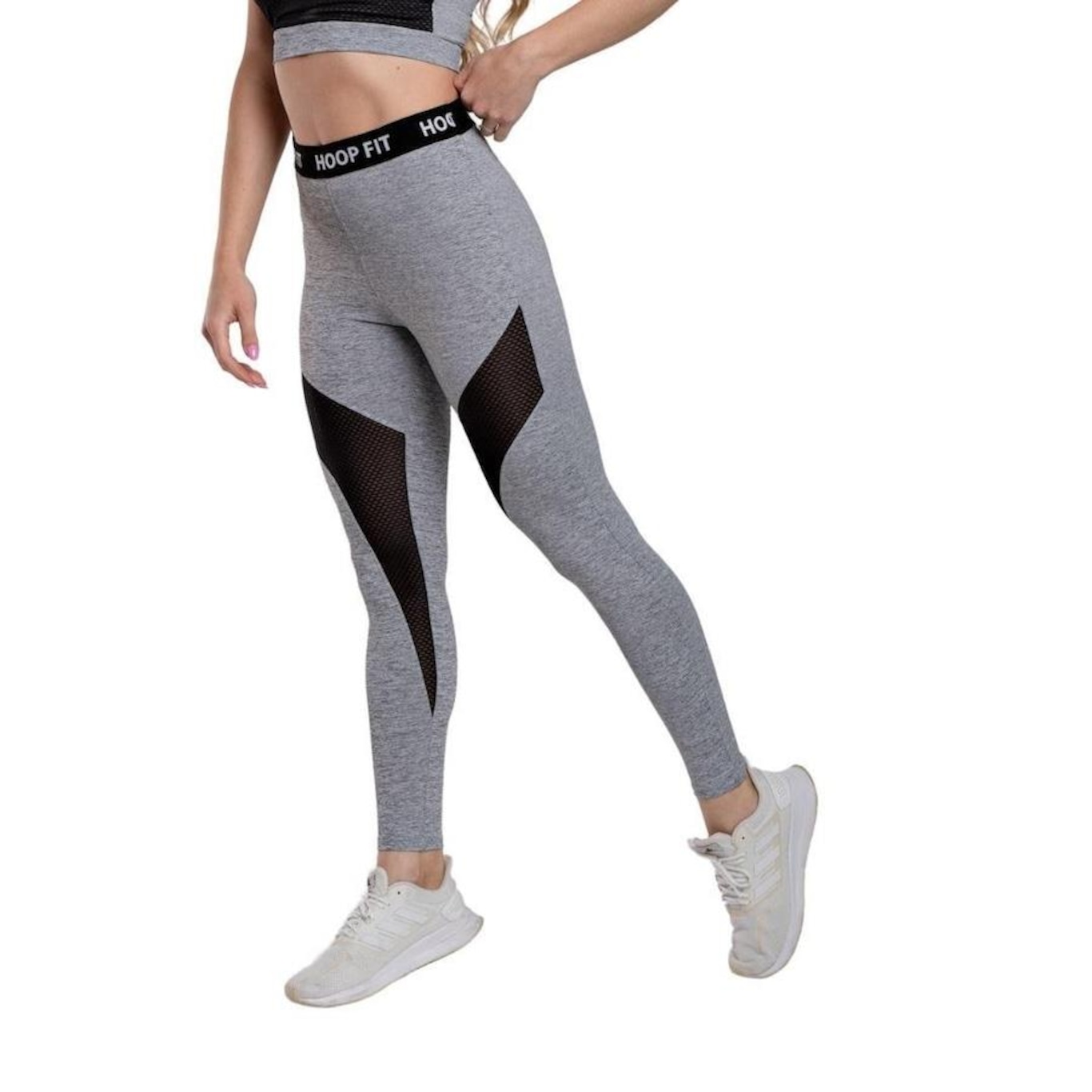 Calça Legging Hoop Fit Cós Médio - Feminina - Foto 3