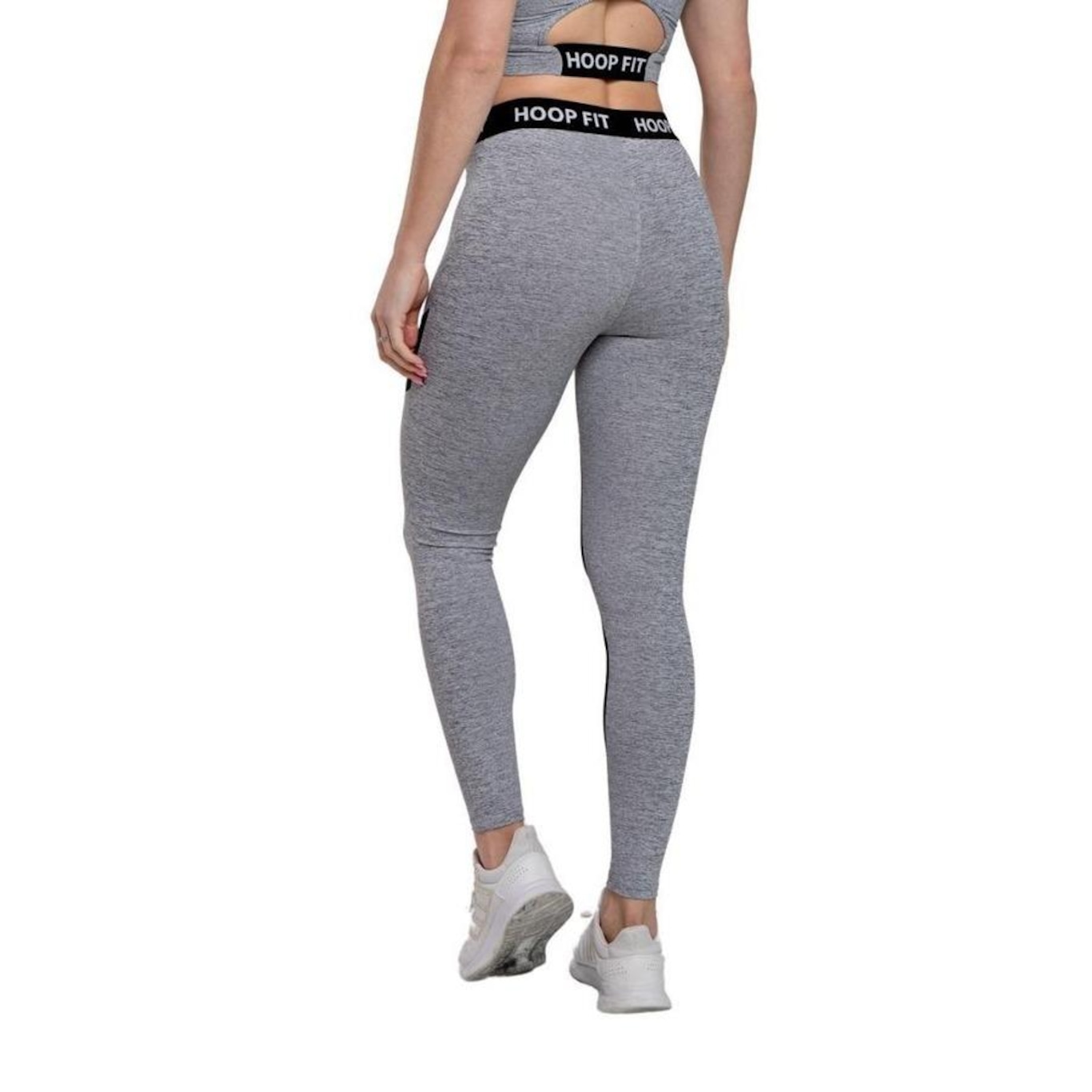 Calça Legging Hoop Fit Cós Médio - Feminina - Foto 4