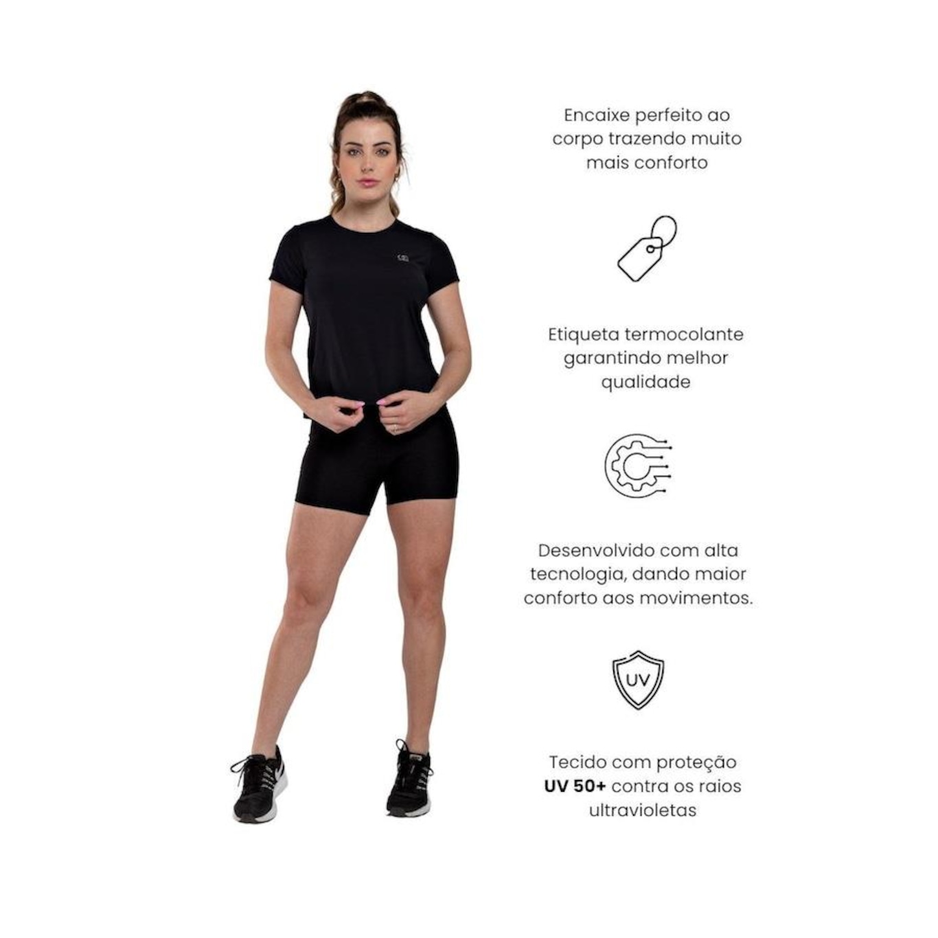 Camiseta Hoop Fit Básica - Feminina - Foto 2