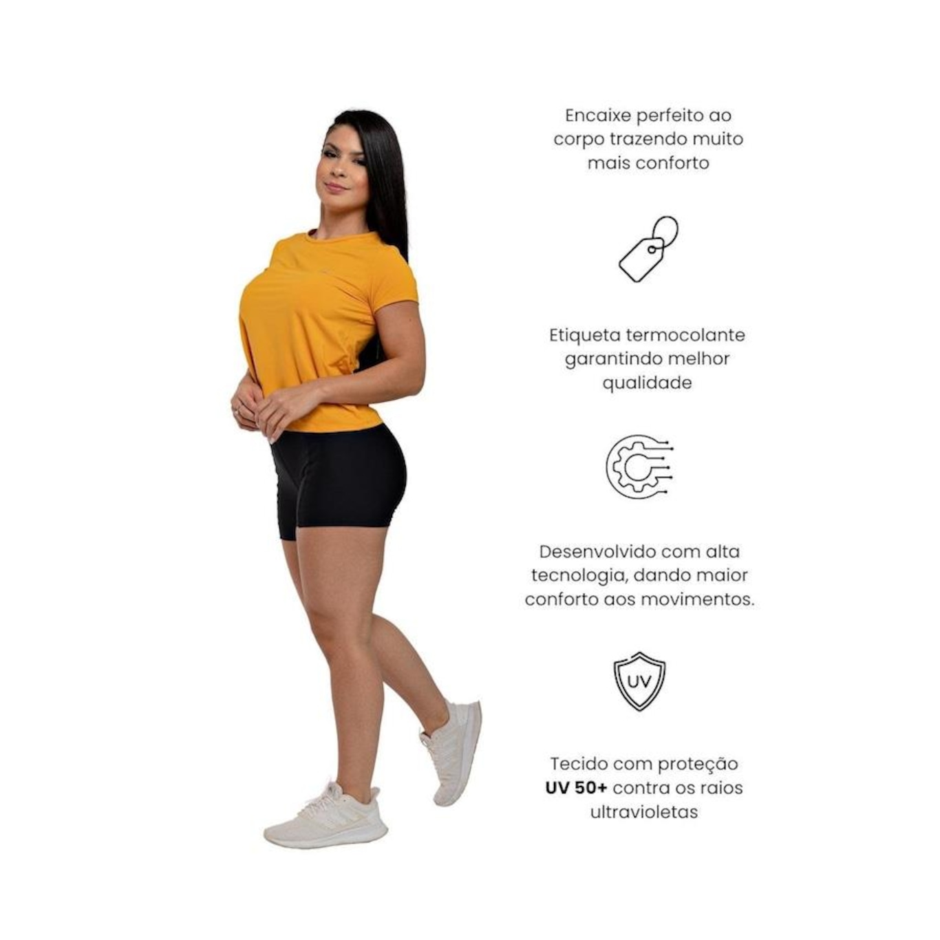 Camiseta Hoop Fit Básica - Feminina - Foto 2