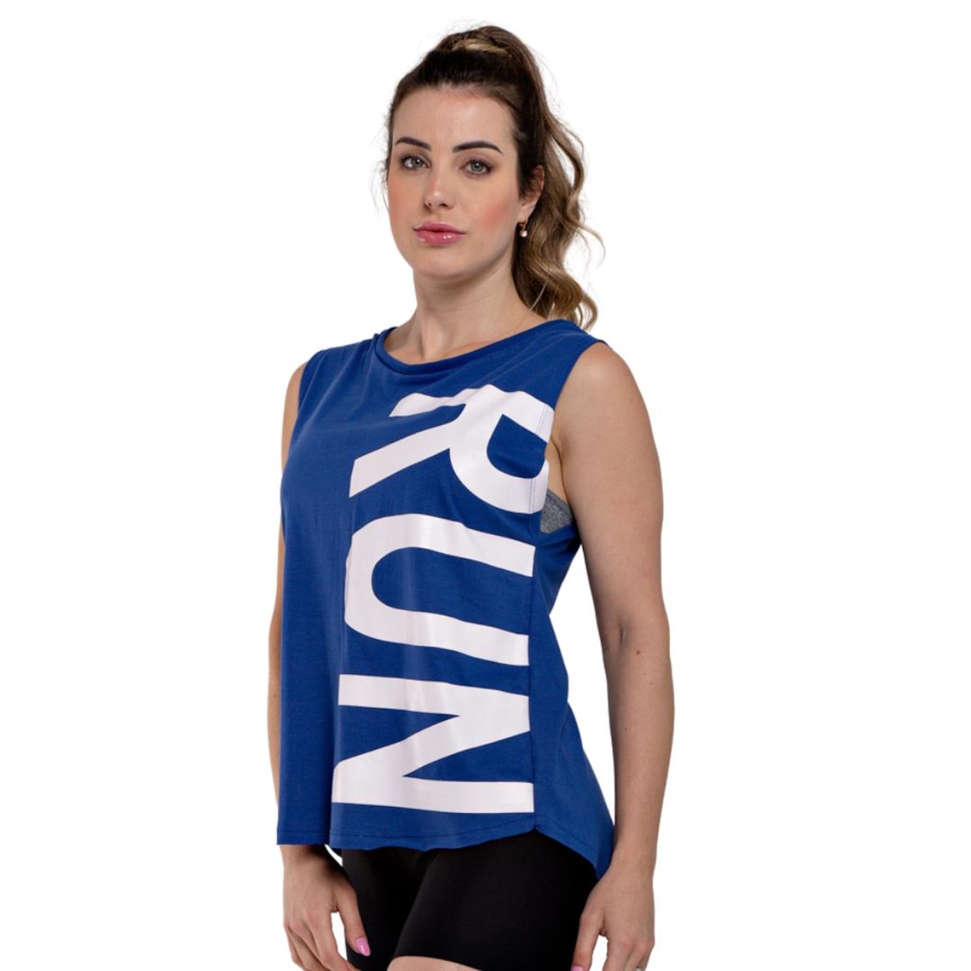 Camiseta Regata Larga Fitness Hoopfit Run - Feminina - Foto 1