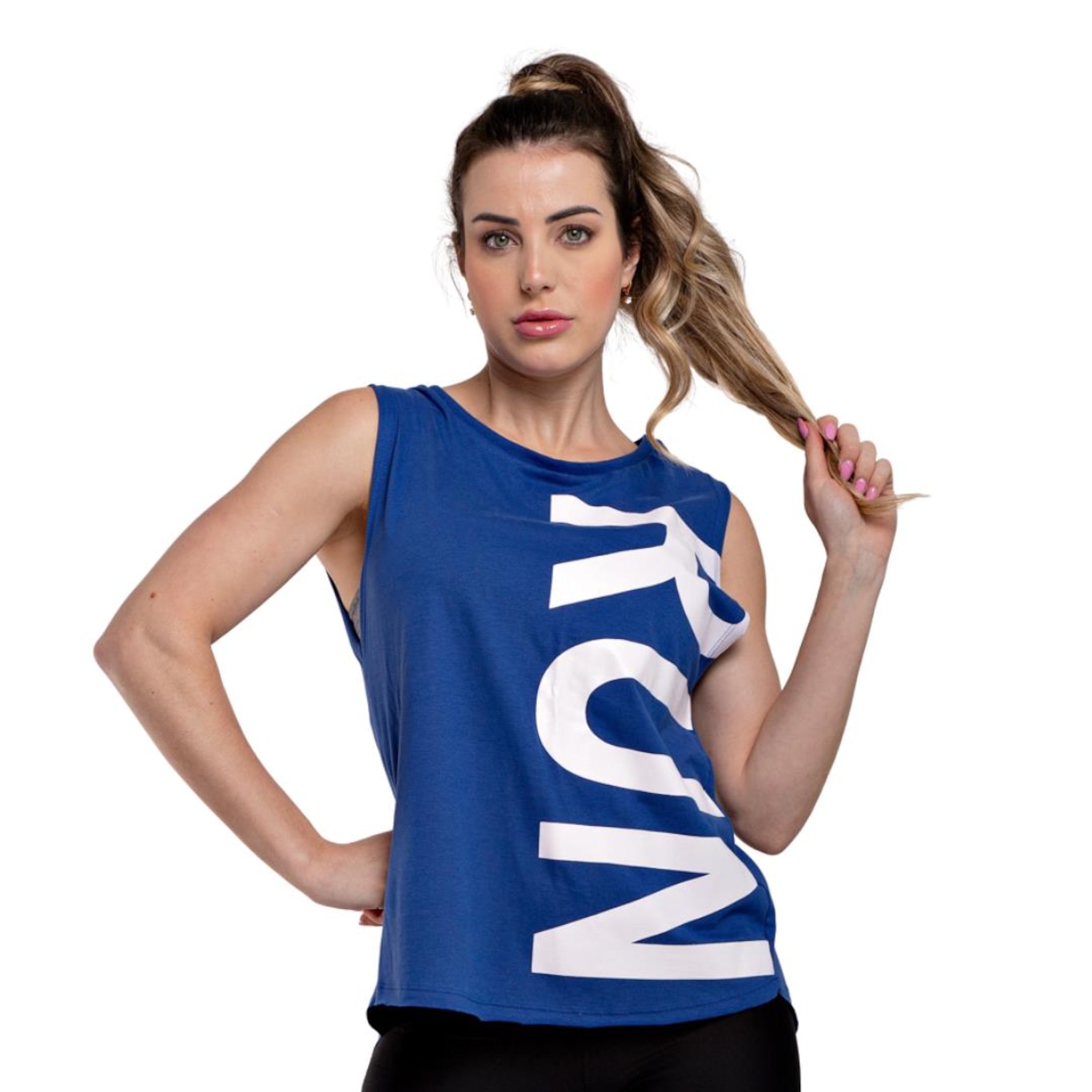 Camiseta Regata Larga Fitness Hoopfit Run - Feminina - Foto 3