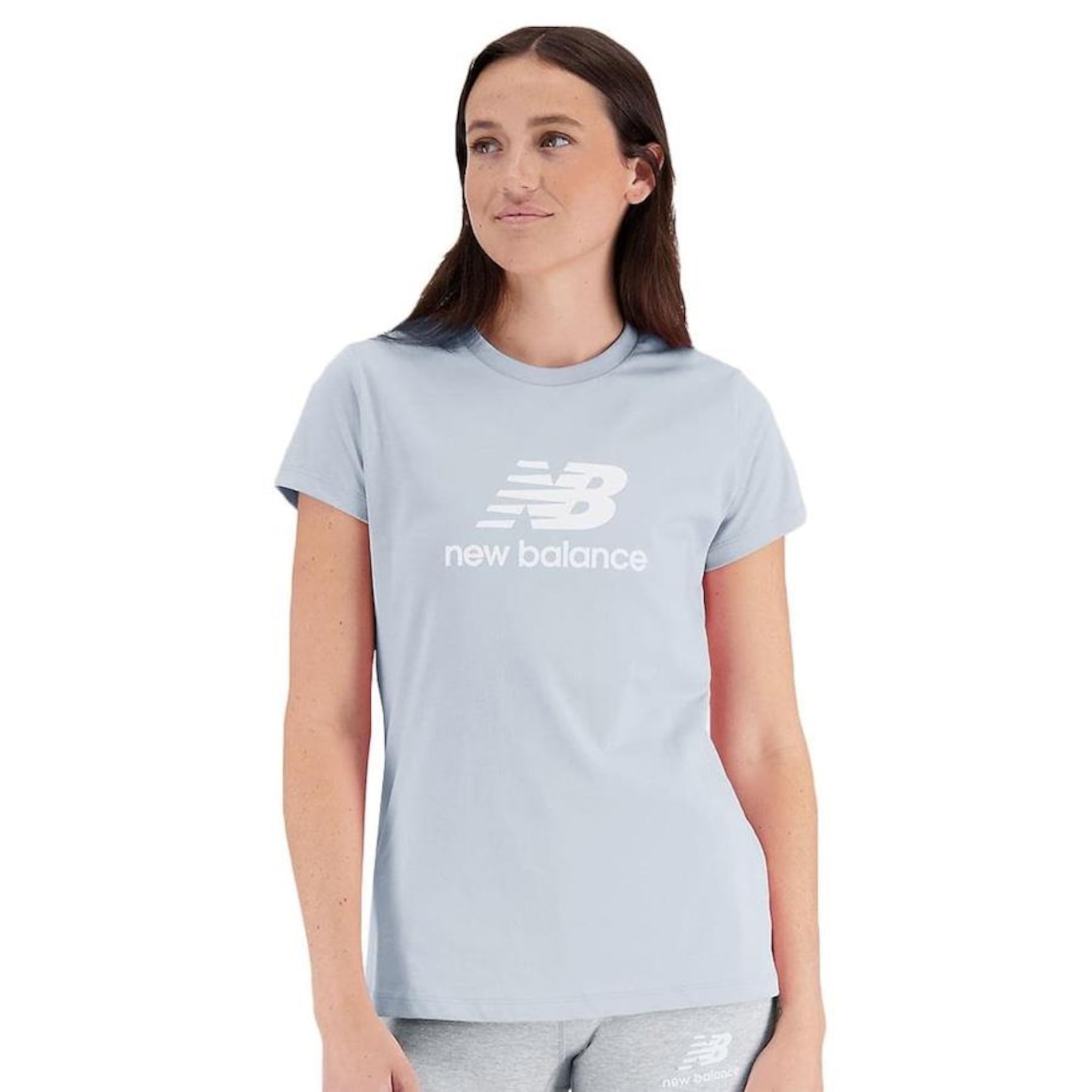 Camiseta New Balance Essentials Basic - Feminina - Foto 1