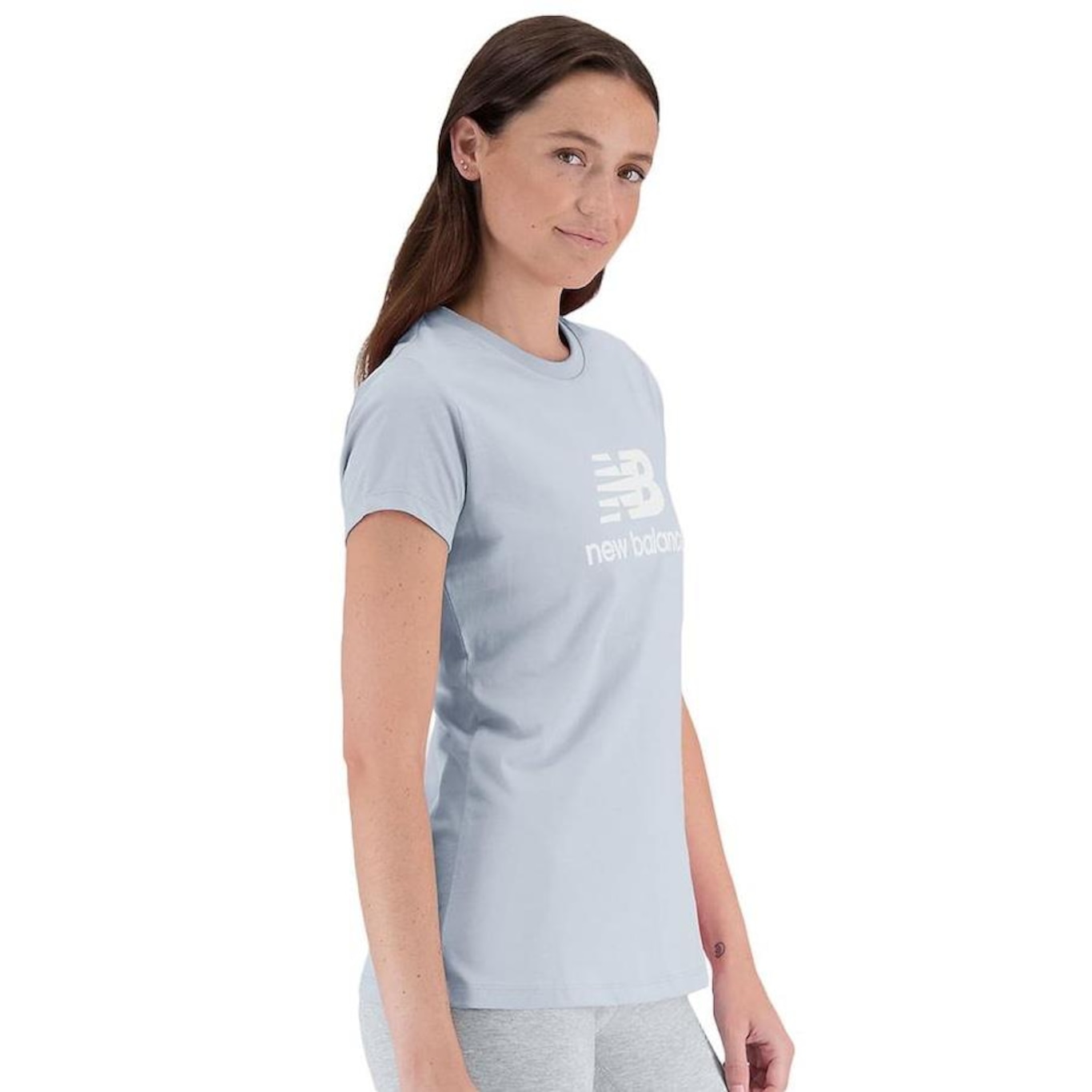 Camiseta New Balance Essentials Basic - Feminina - Foto 2