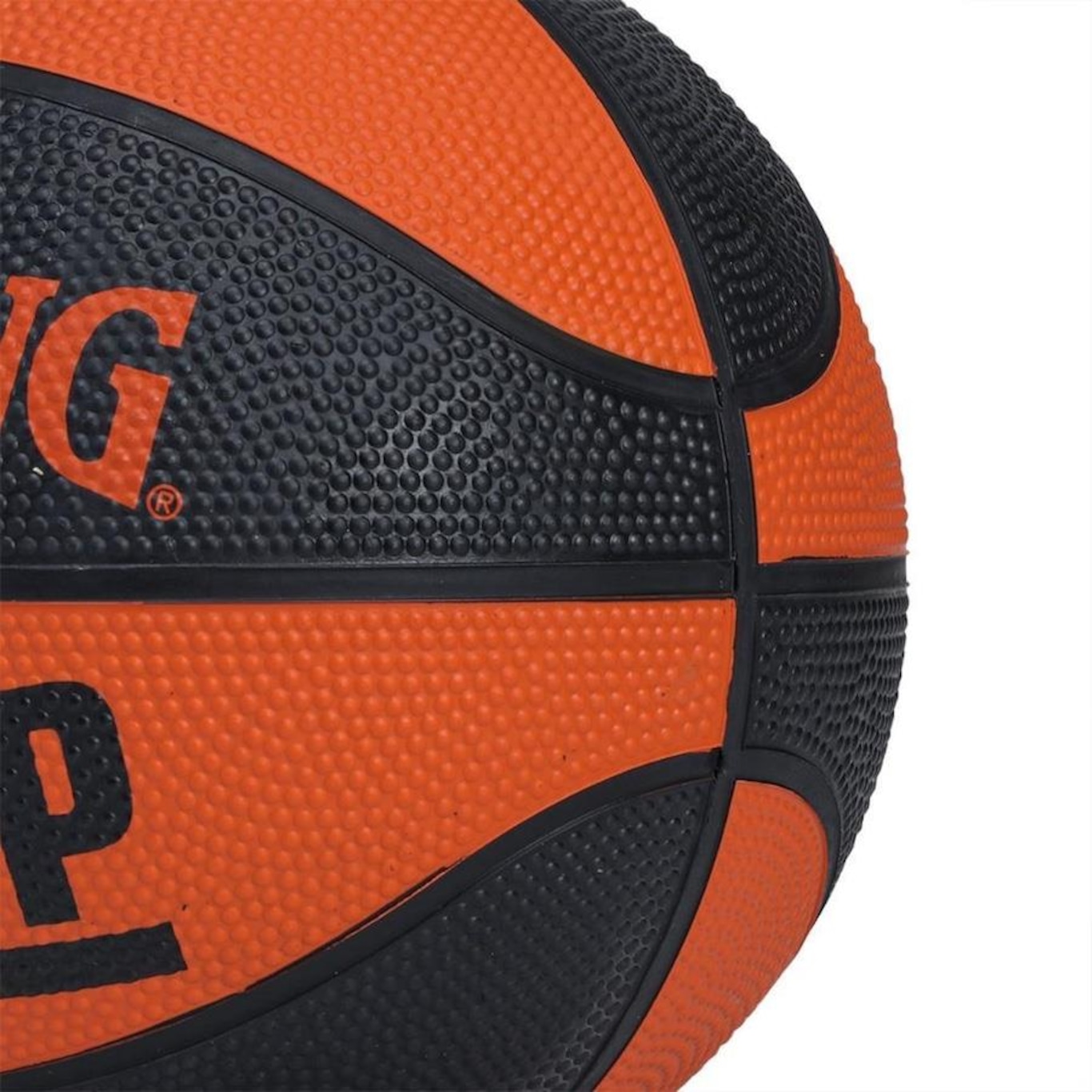 Bola Basquete Spalding Lay Up Laranja e Preto - Clínica do Tênis