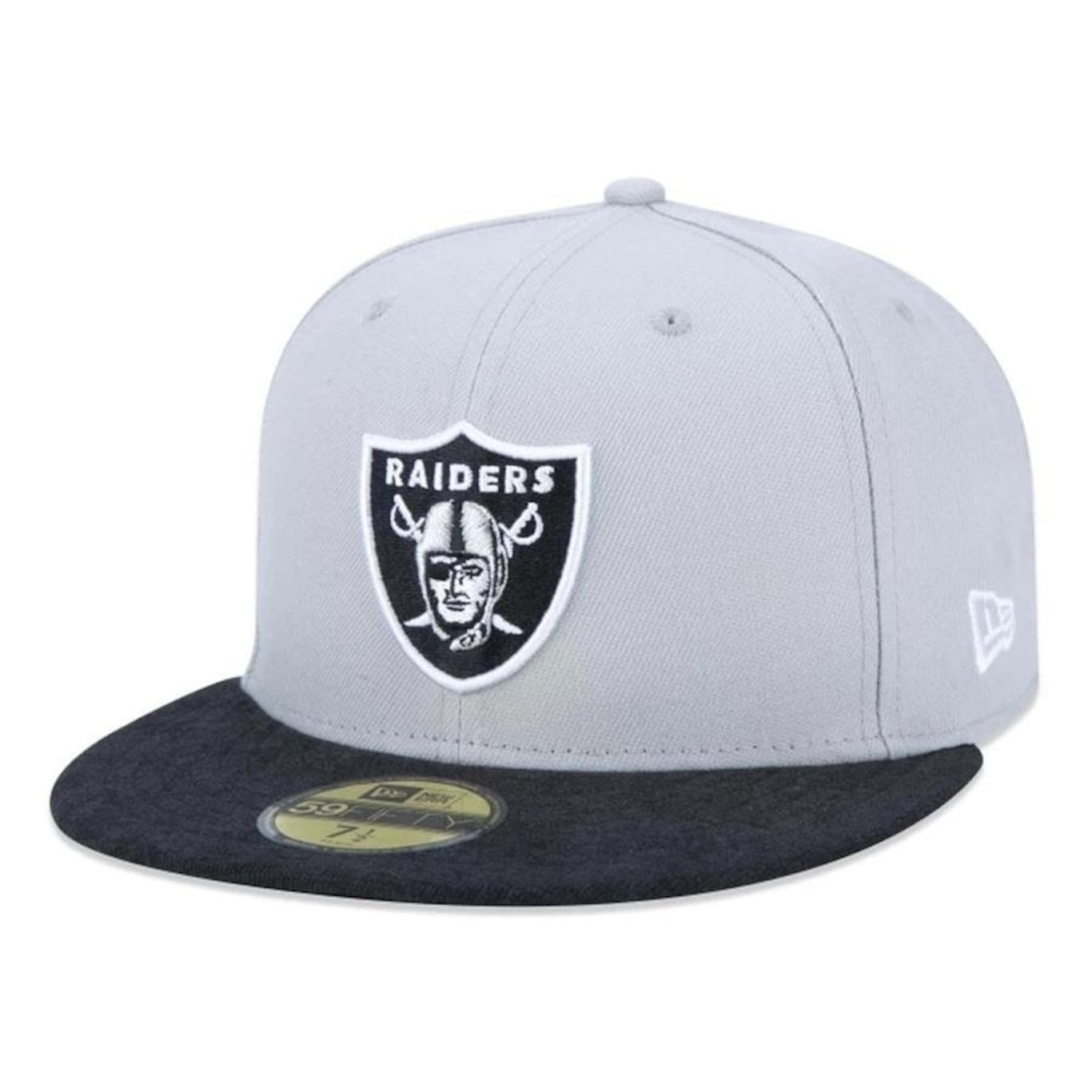 Boné Aba Reta New Era Las Vegas Raiders 5950 Core - Fechado - Adulto - Foto 1