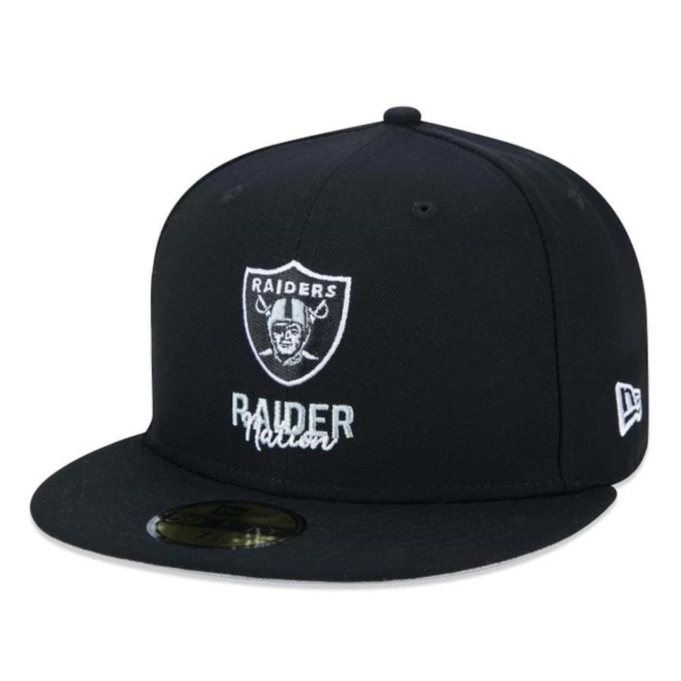 Boné Aba Reta New Era Las Vegas Raiders 5950 Back To School - Fechado - Adulto - Foto 1