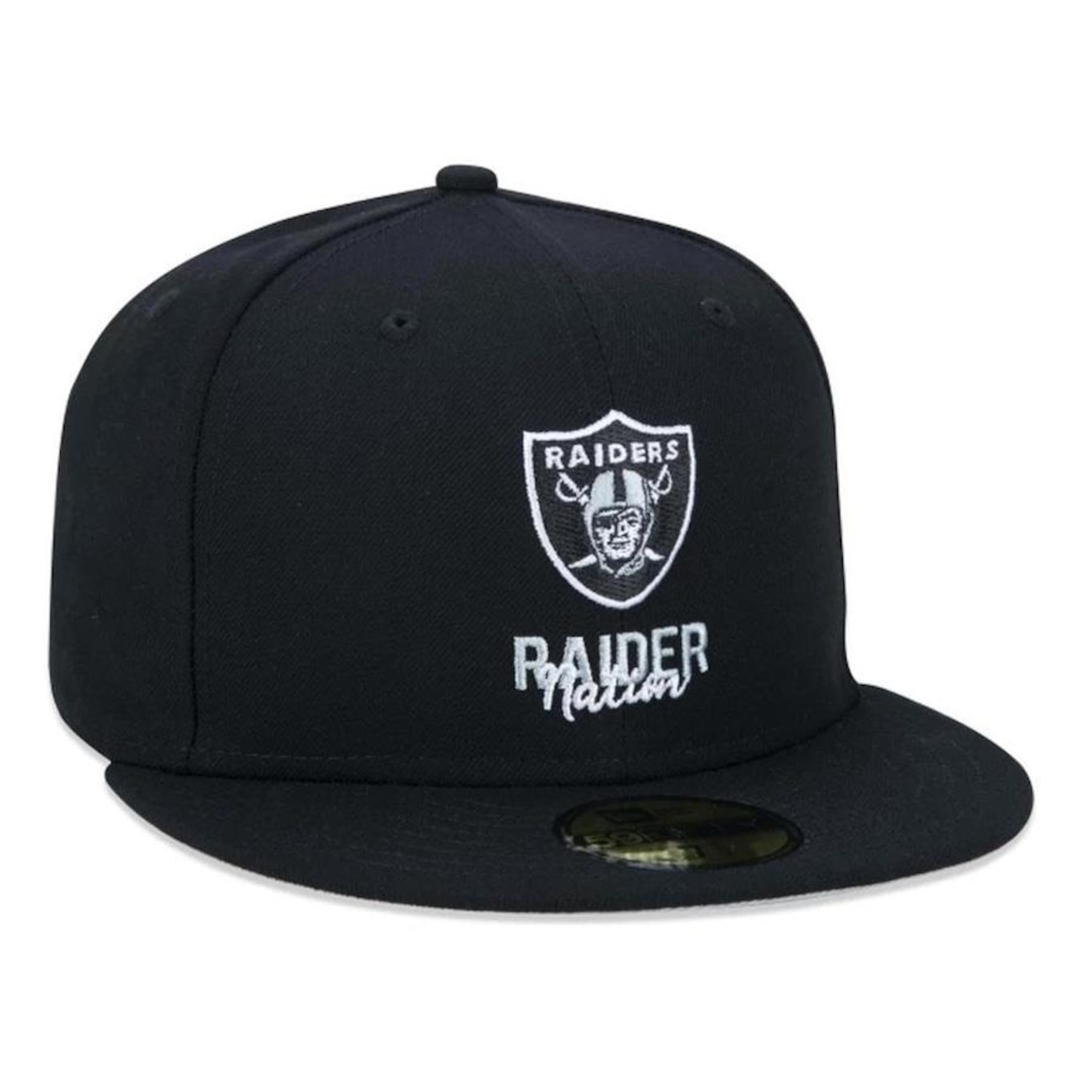 Boné Aba Reta New Era Las Vegas Raiders 5950 Back To School - Fechado - Adulto - Foto 4