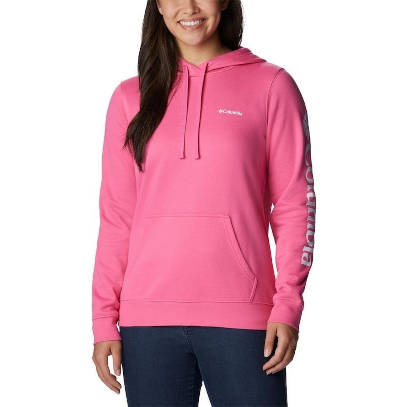 Blusão com Capuz Columbia Trek Graphic Hoodie - Feminino - Foto 1