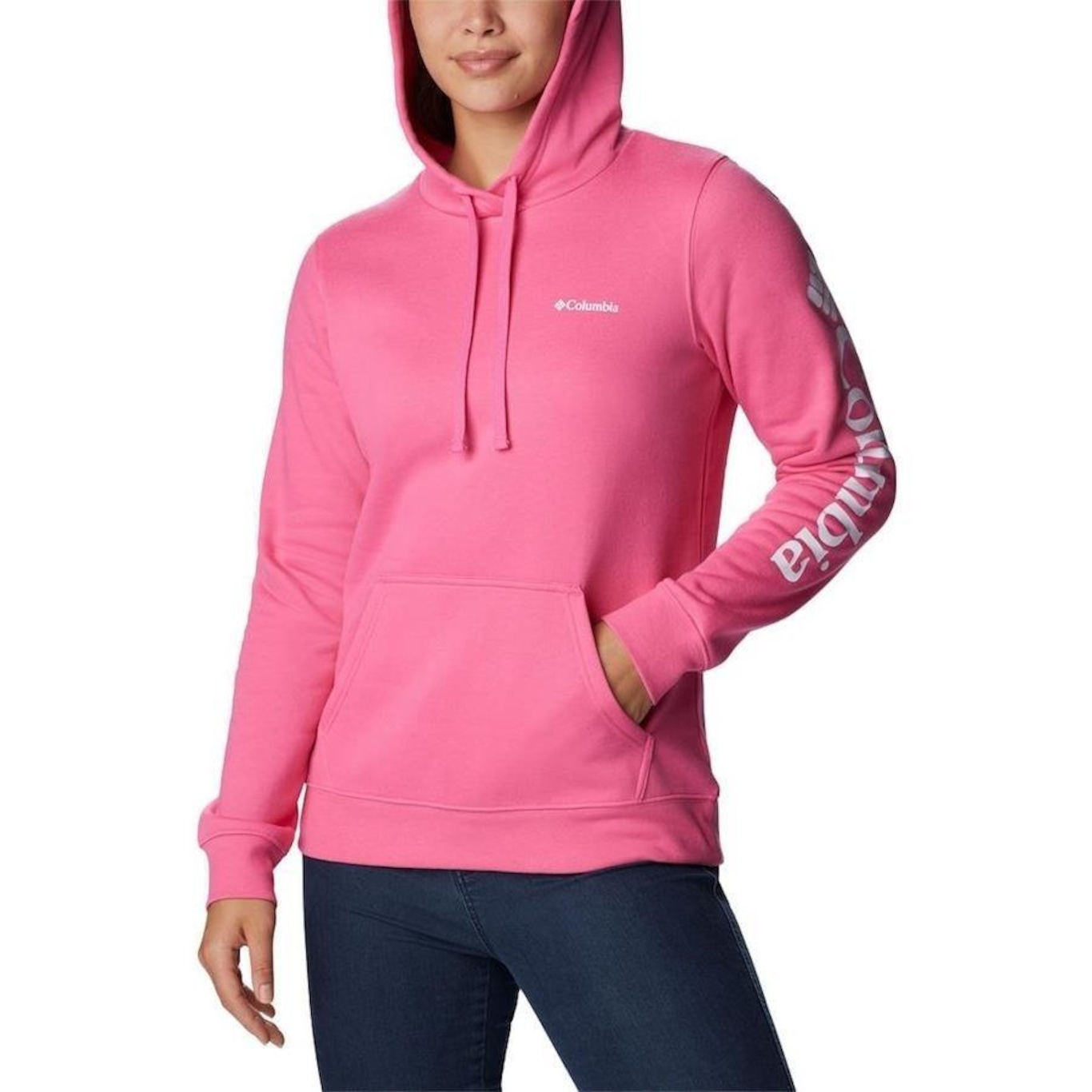 Blusão com Capuz Columbia Trek Graphic Hoodie - Feminino - Foto 5