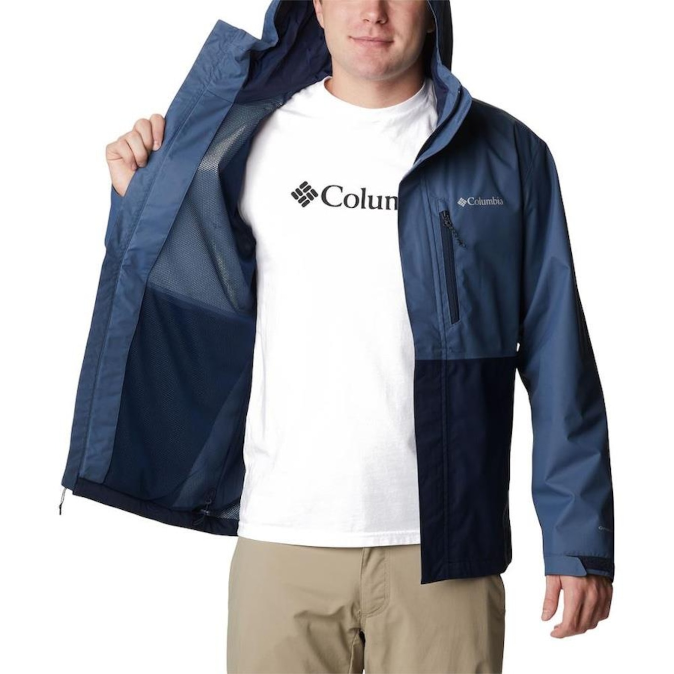 Jaqueta Columbia com Capuz Hikebound - Masculina - Foto 3