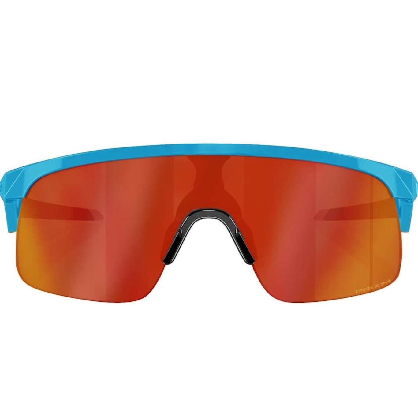 Óculos de Sol Oakley Unissex Resistor Sky Blue/Lentes Prizm Ruby - Foto 2