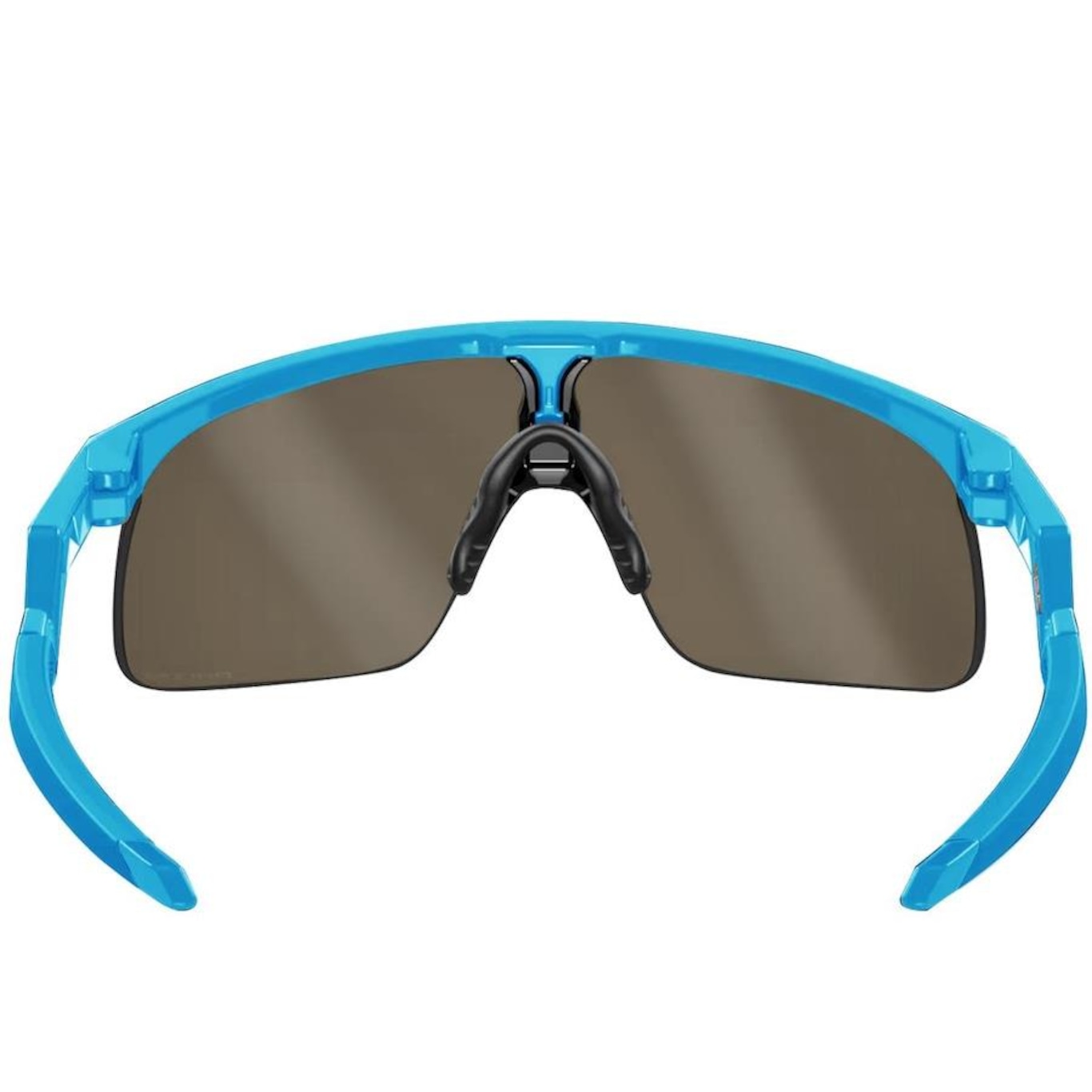 Óculos de Sol Oakley Unissex Resistor Sky Blue/Lentes Prizm Ruby - Foto 4