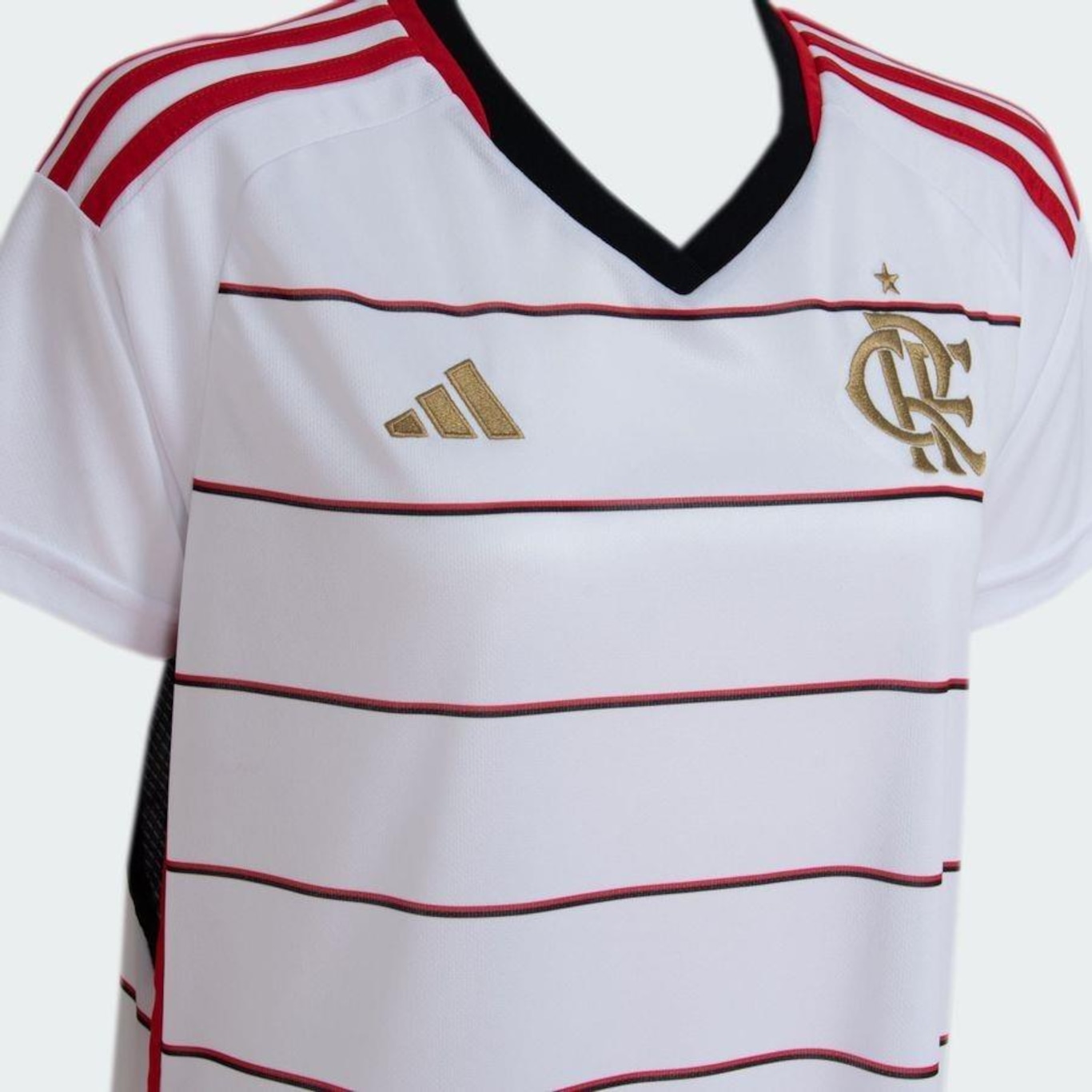 Camisa 2 do CR Flamengo 23/24 adidas - Feminina - Foto 6