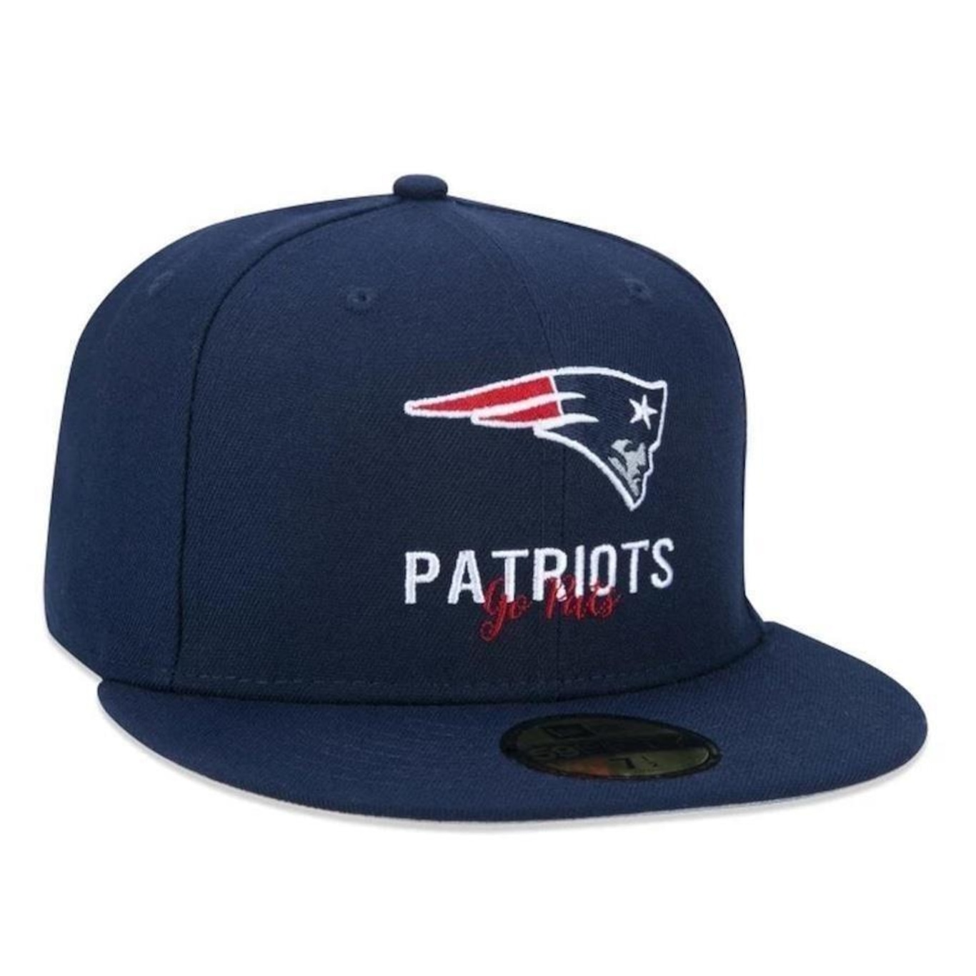 BONÉ ABA RETA NEW ERA NEW ENGLAND PATRIOTS 5950 BACK TO SCHOOL - FECHADO - ADULTO - Foto 1