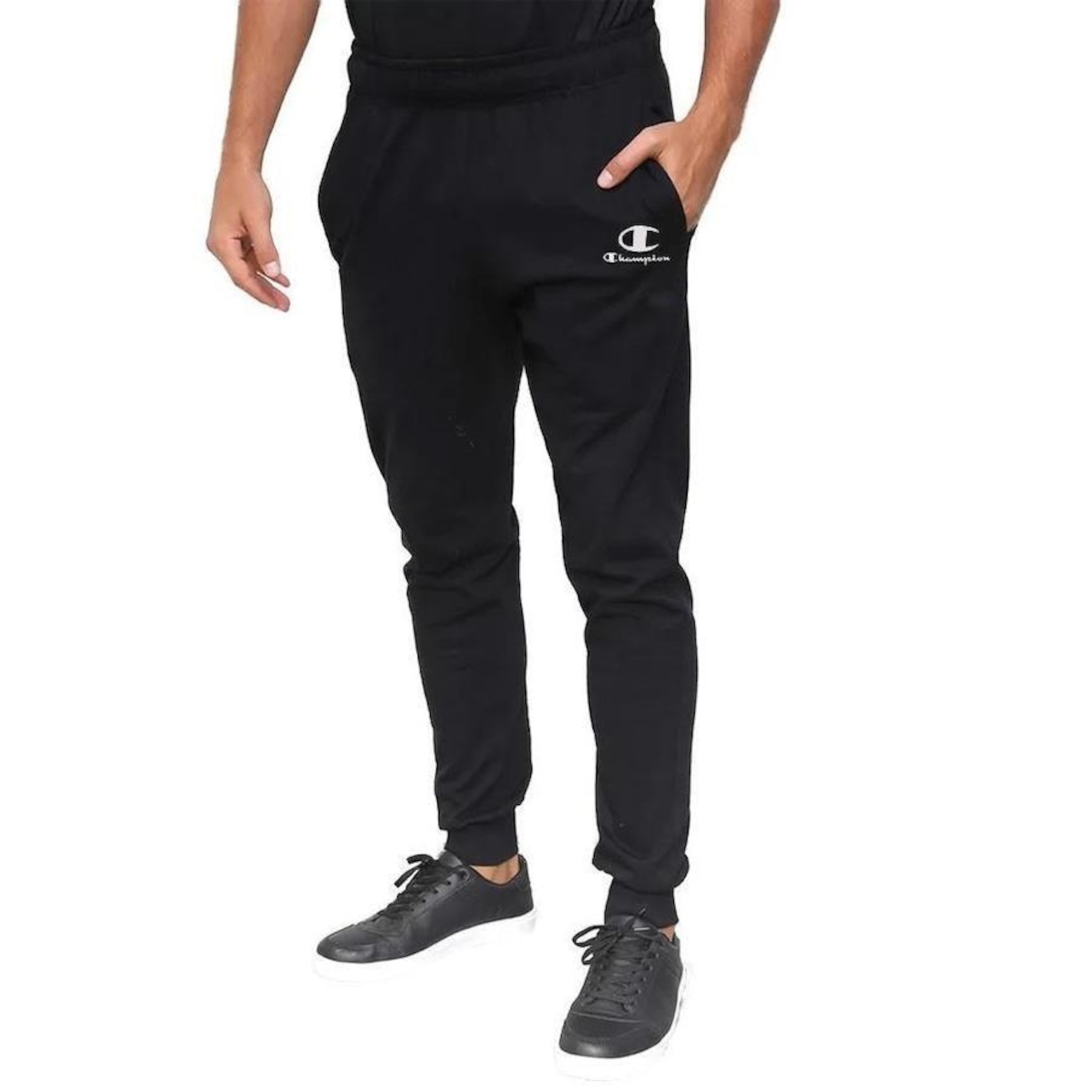 Calça De Moletom Jogger Champion Felpado Graphic - Masculina - Foto 2