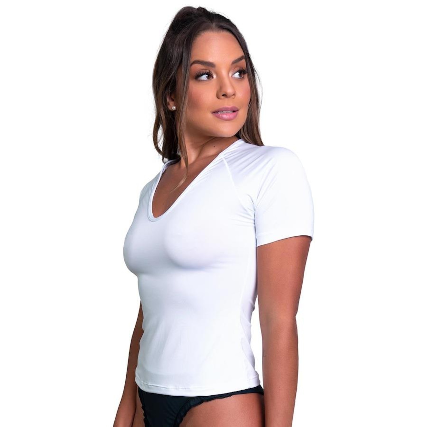 Camisa Térmica MVB Modas Proteção Uv 50+ - Feminina - Foto 2