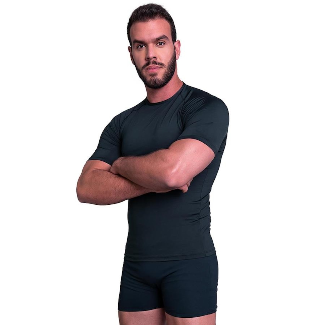 Camisa Térmica MVB Modas Proteção Uv 50 + - Masculina - Foto 2