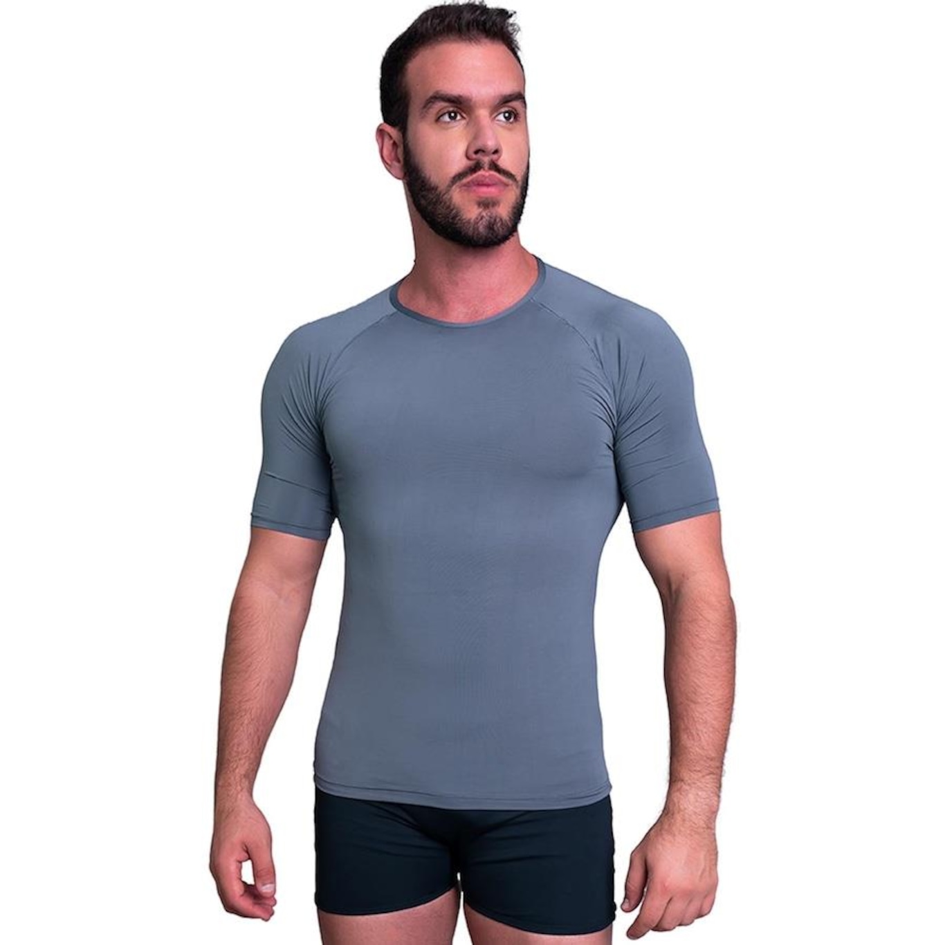 Camisa Térmica MVB Modas Proteção Uv 50 + - Masculina - Foto 1