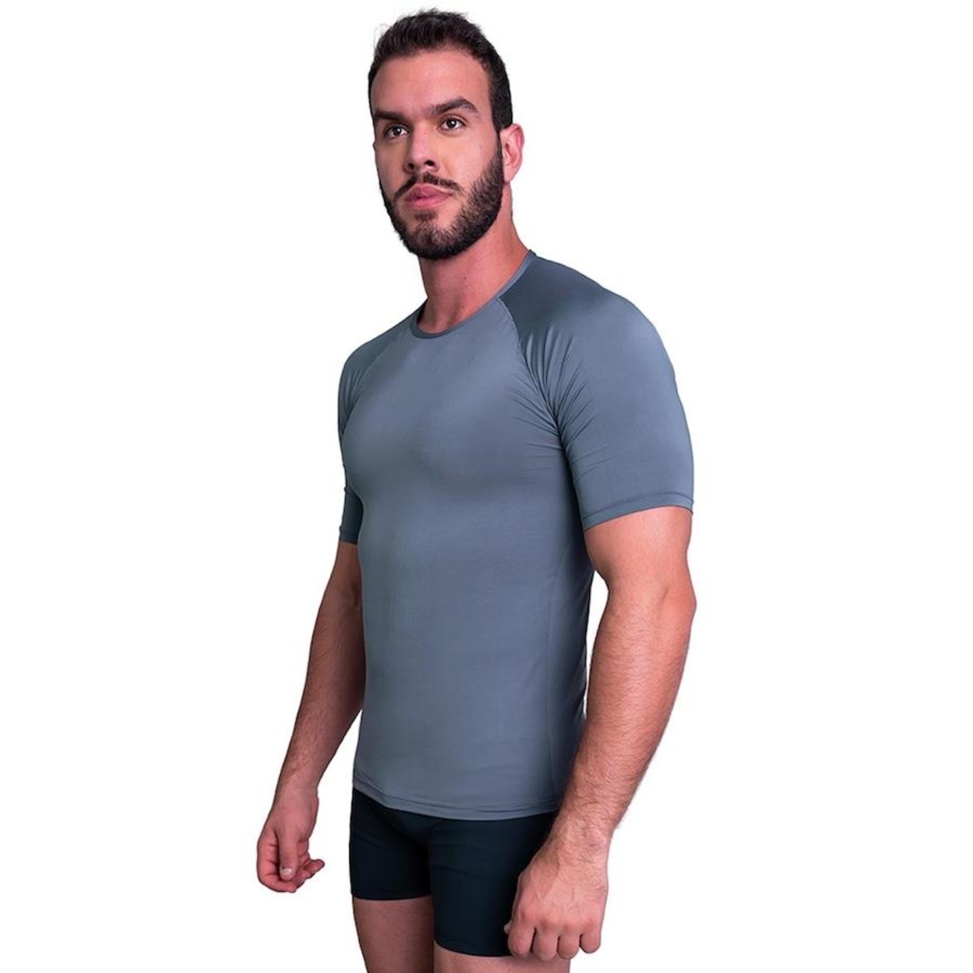 Camisa Térmica MVB Modas Proteção Uv 50 + - Masculina - Foto 2