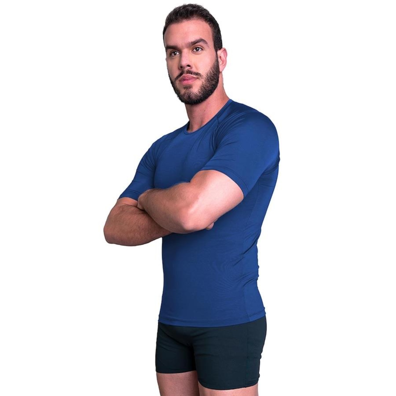 Camisa Térmica MVB Modas Proteção Uv 50 + - Masculina - Foto 2