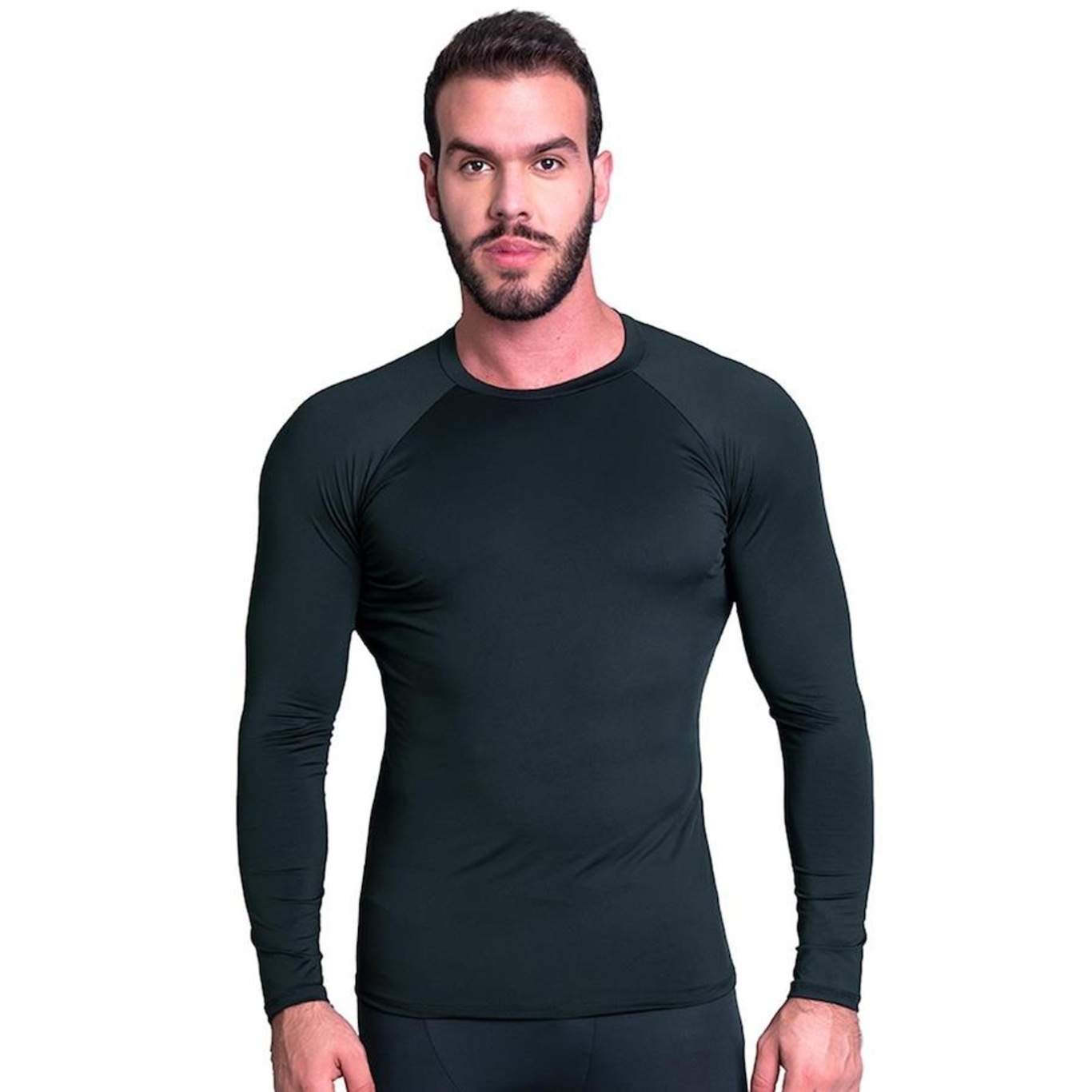 Camisa Térmica MVB Modas Proteção Uv 50 + - Masculina - Foto 1