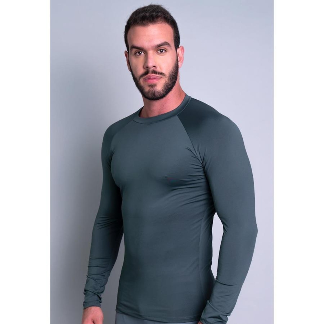 Camisa Térmica MVB Modas Proteção Uv 50 + - Masculina - Foto 2