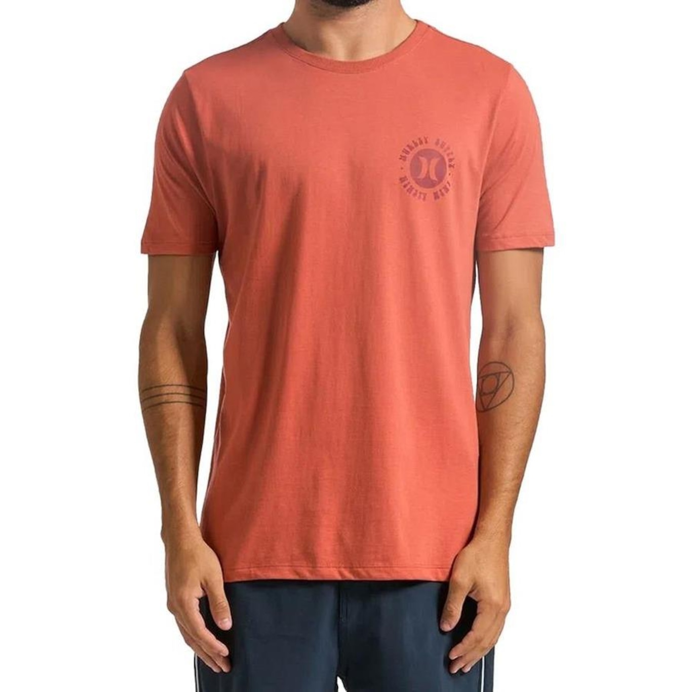 Camiseta Hurley Mandala Goiaba - Masculina - Foto 1