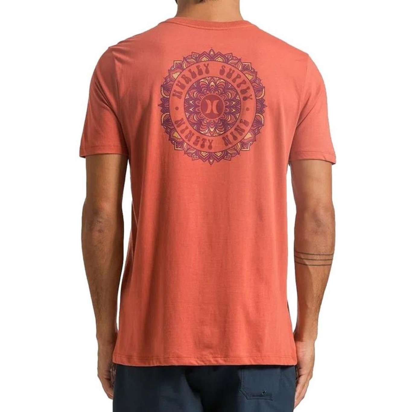 Camiseta Hurley Mandala Goiaba - Masculina - Foto 2