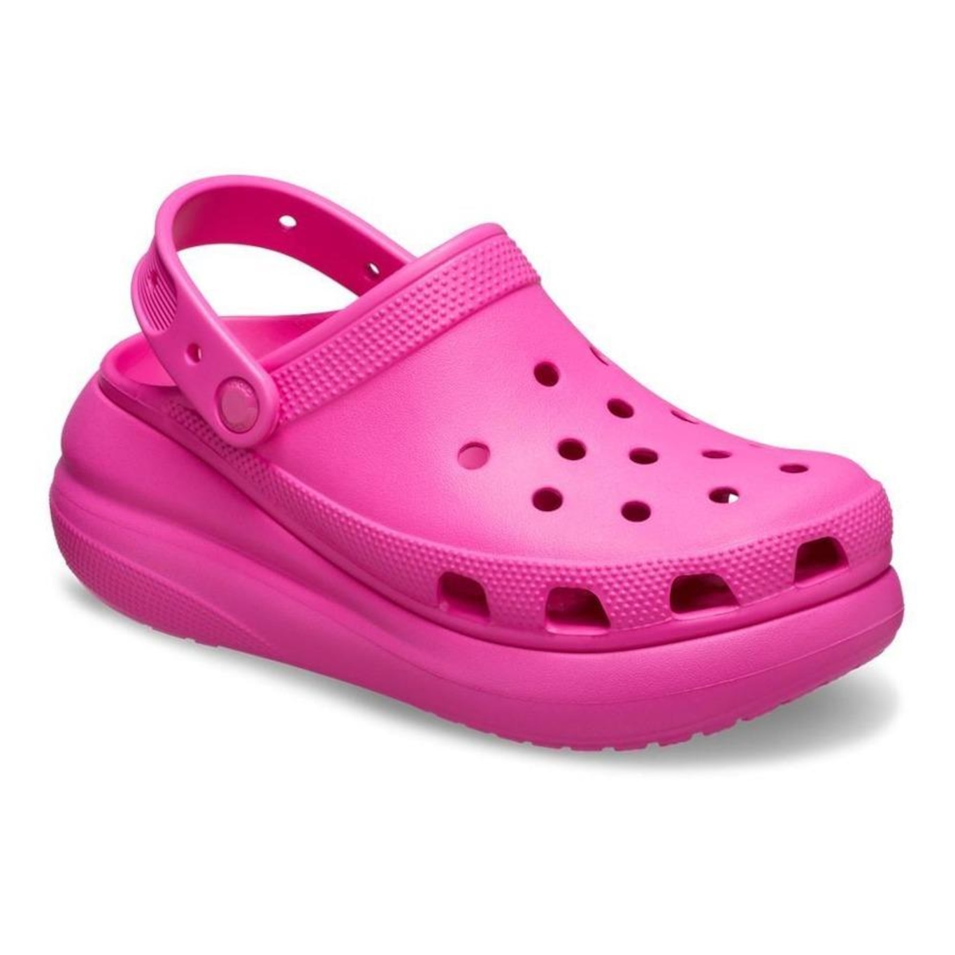 Sandália Crocs Classic Crush Platform Clog Juice - Feminino - Foto 2