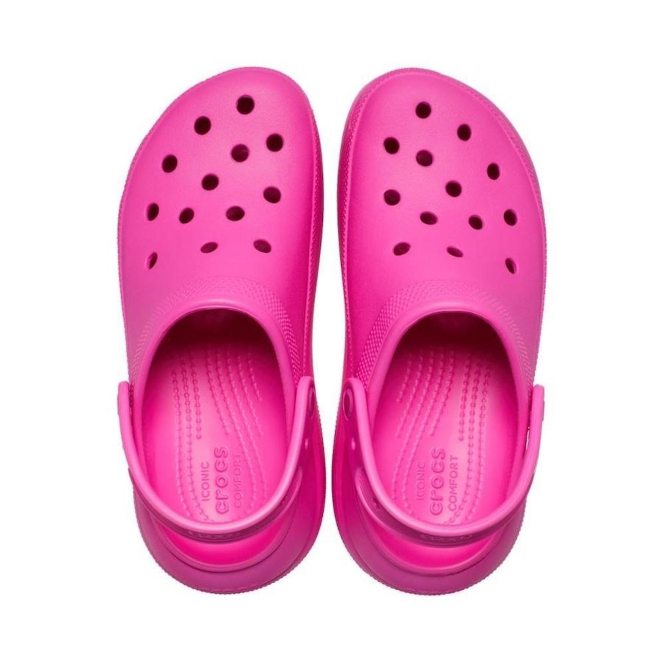 Sandália Crocs Classic Crush Platform Clog Juice - Feminino - Foto 5