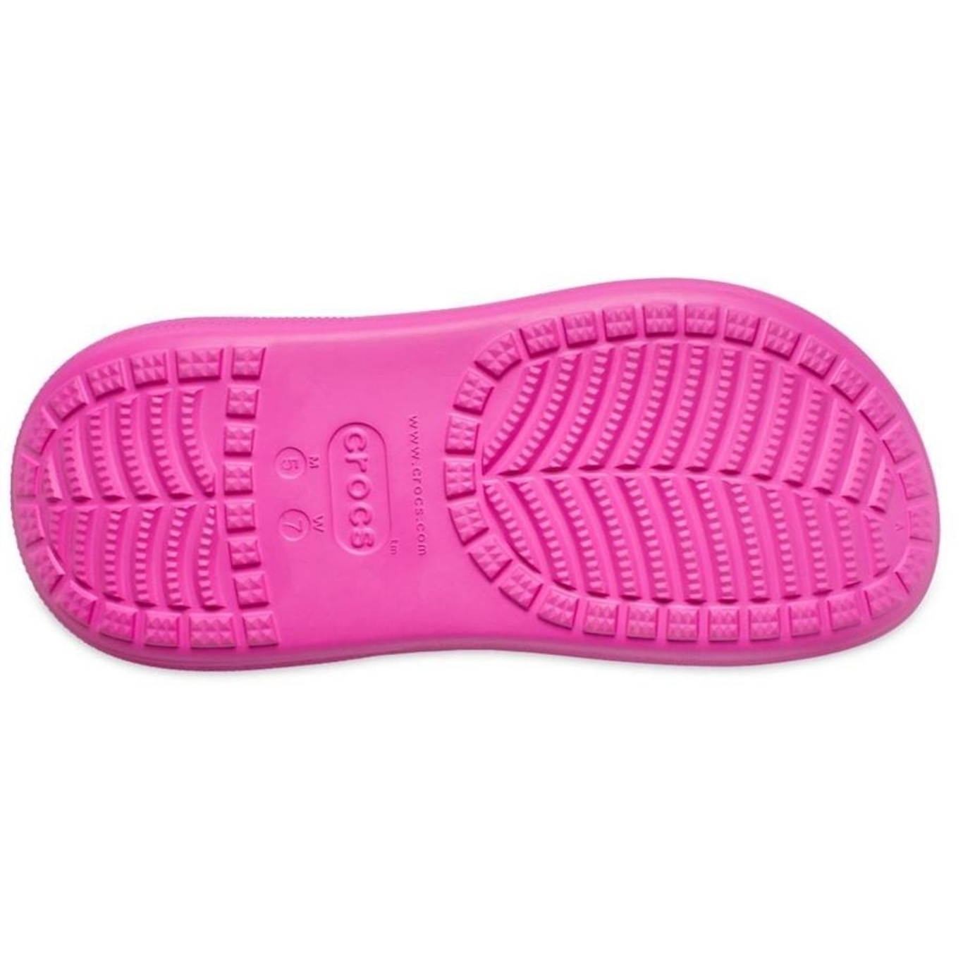 Sandália Crocs Classic Crush Platform Clog Juice - Feminino - Foto 6